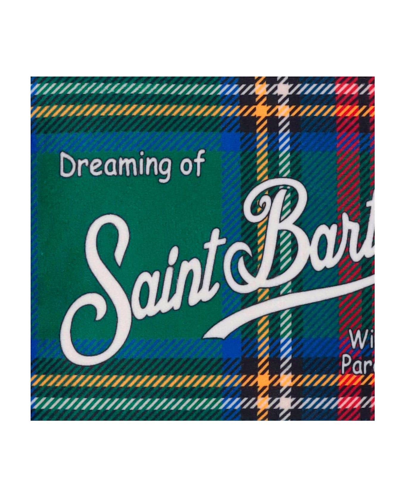 MC2 Saint Barth Aline Clutch Bag With Logo - Red