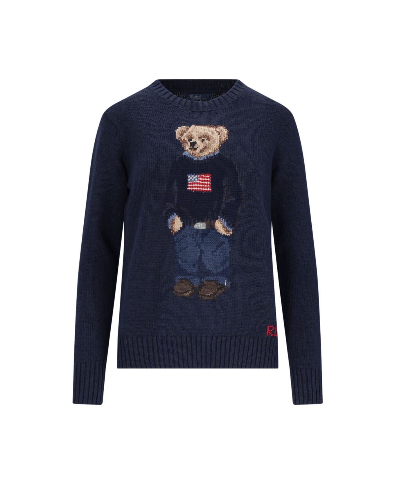 Ralph Lauren 
polo Bear
 Sweater - NAVY MULTI