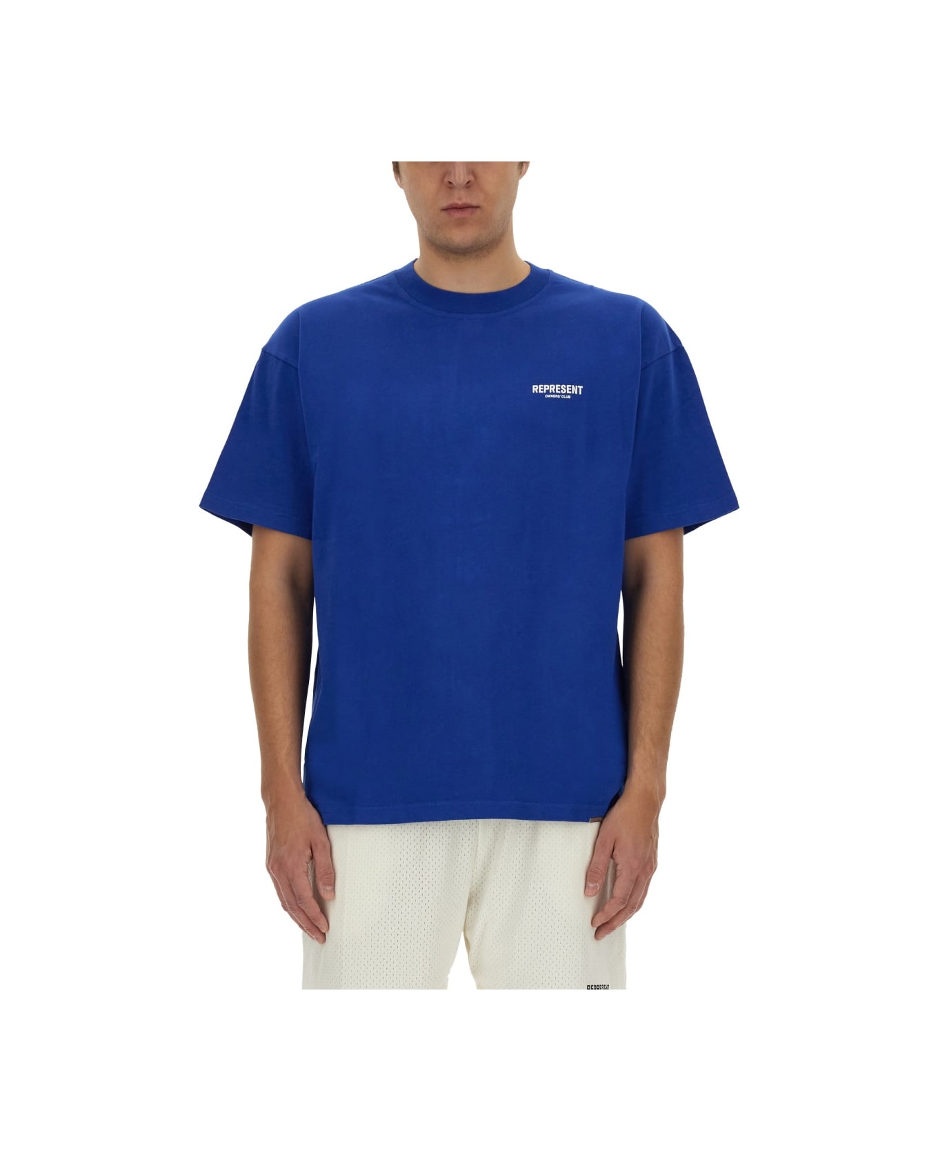 REPRESENT T-shirt With Logo - BLUE