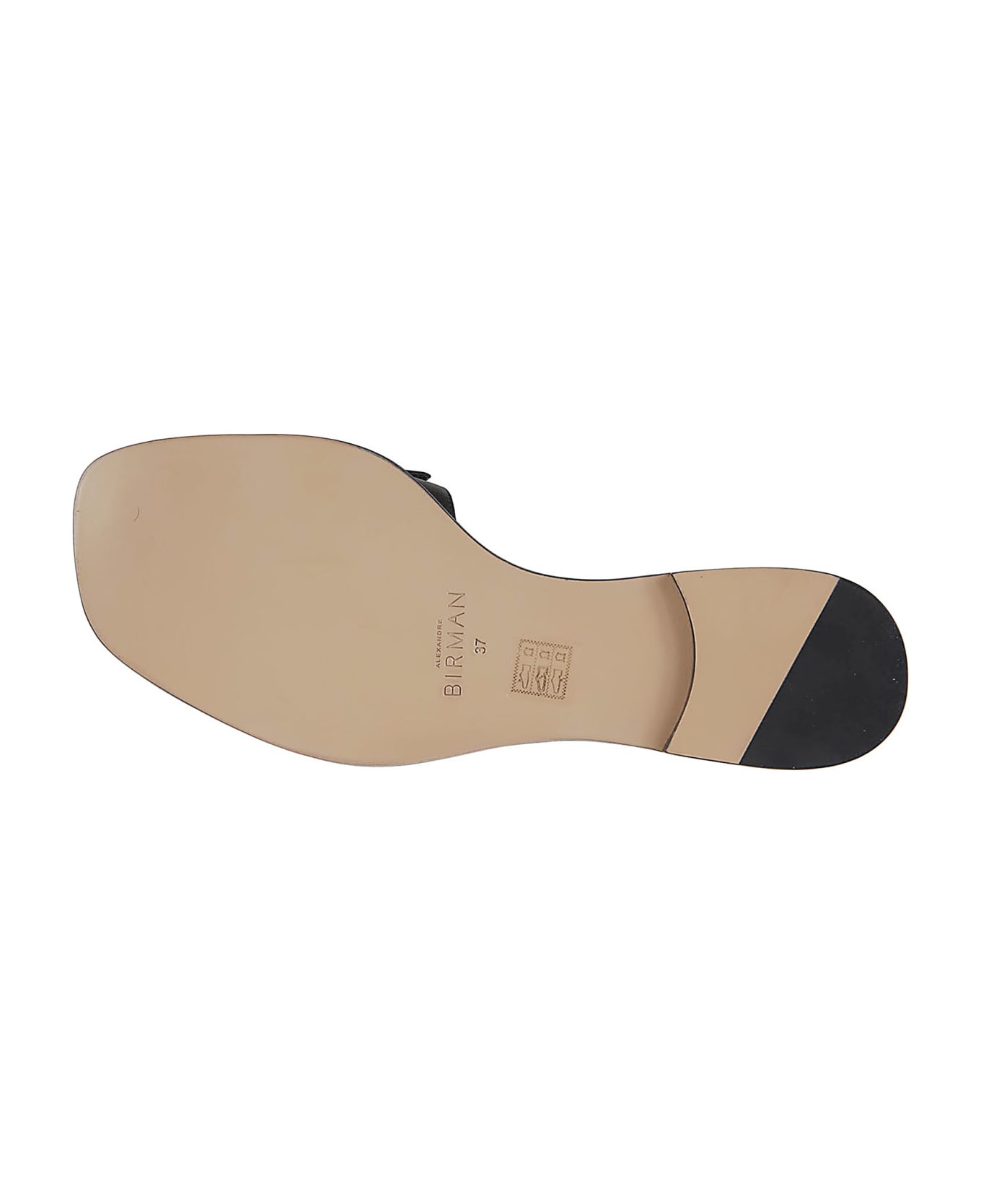 Alexandre Birman Maxi Clarita Square Flat Sandals - Black サンダル