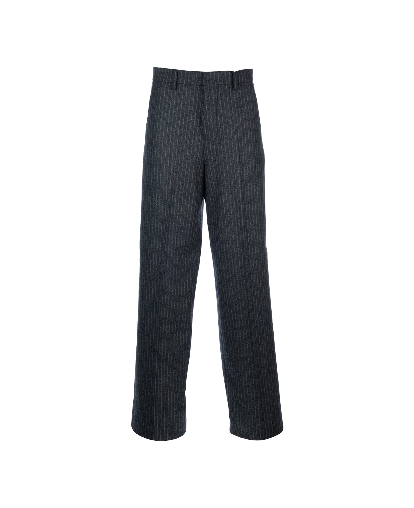 Ami Alexandre Mattiussi Pantaloni - DARK GREY OFF WHITE