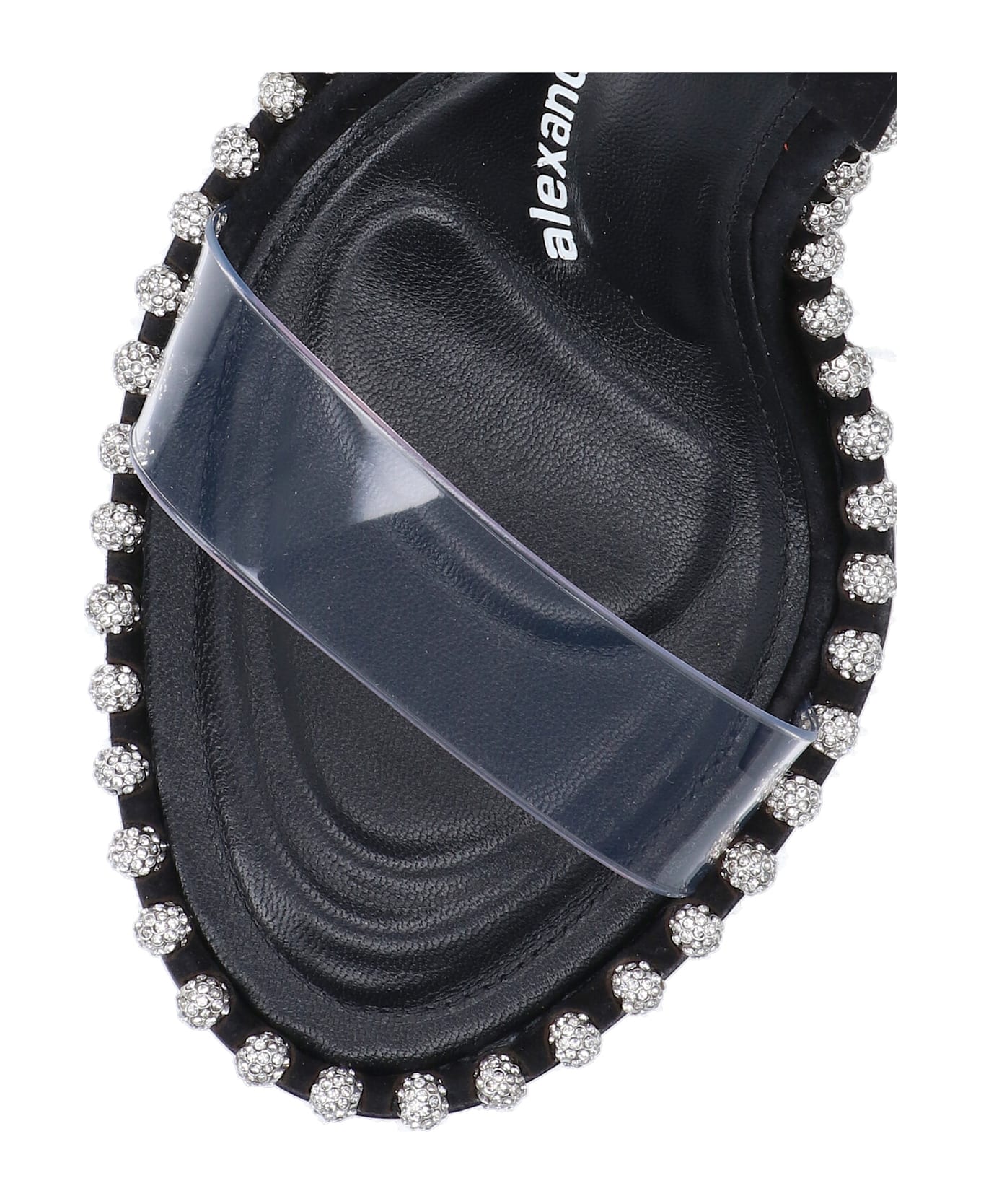Alexander Wang 'nova' Rhinestone Sandals - Black  