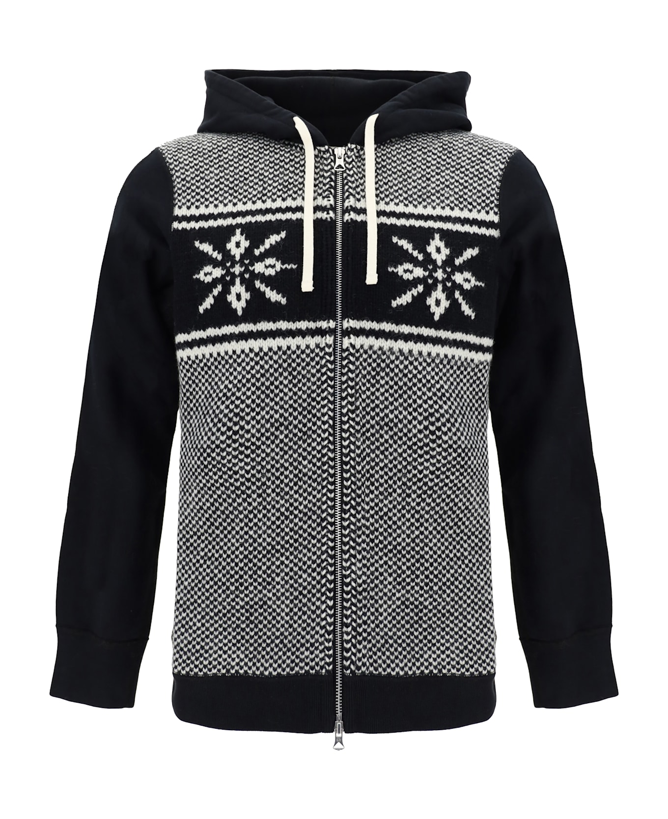 Junya Watanabe Cotton And Wool Hoodie