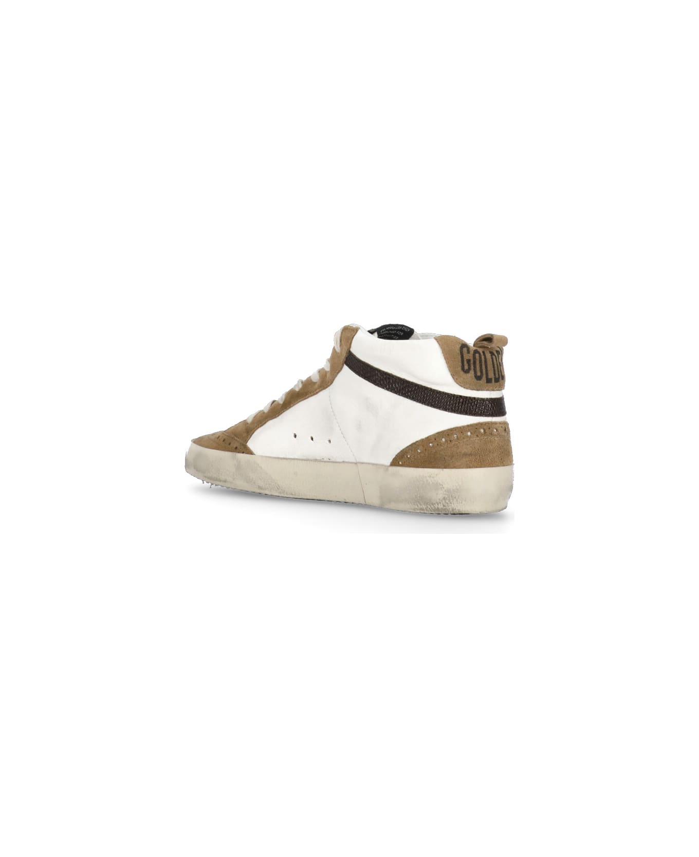 Golden Goose Mid Star Sneakers - White