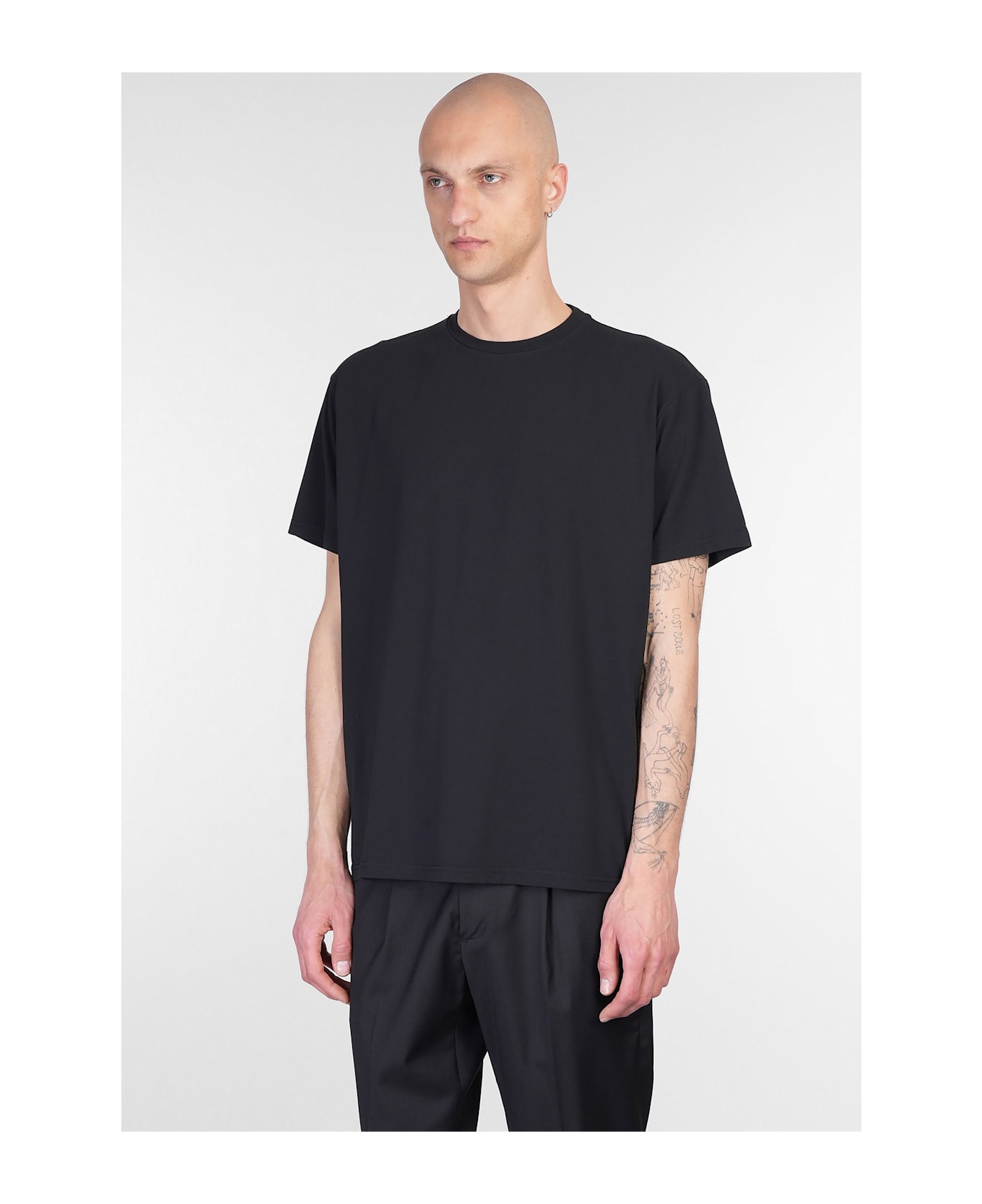 Low Brand B150 T-shirt In Black Cotton - black