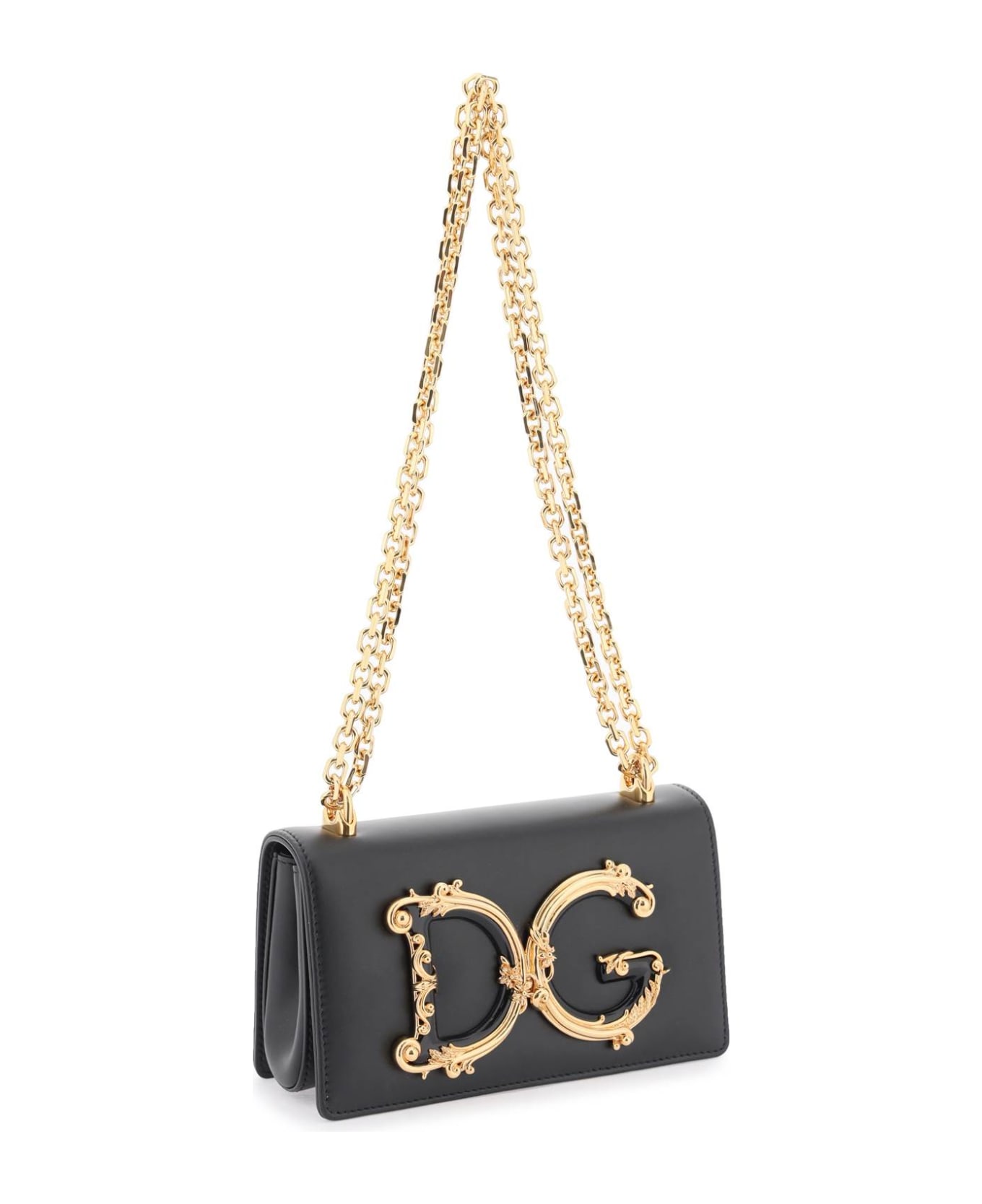 Dolce & Gabbana Dg Girls Phone Bag - NERO (Black) デジタルアクセサリー