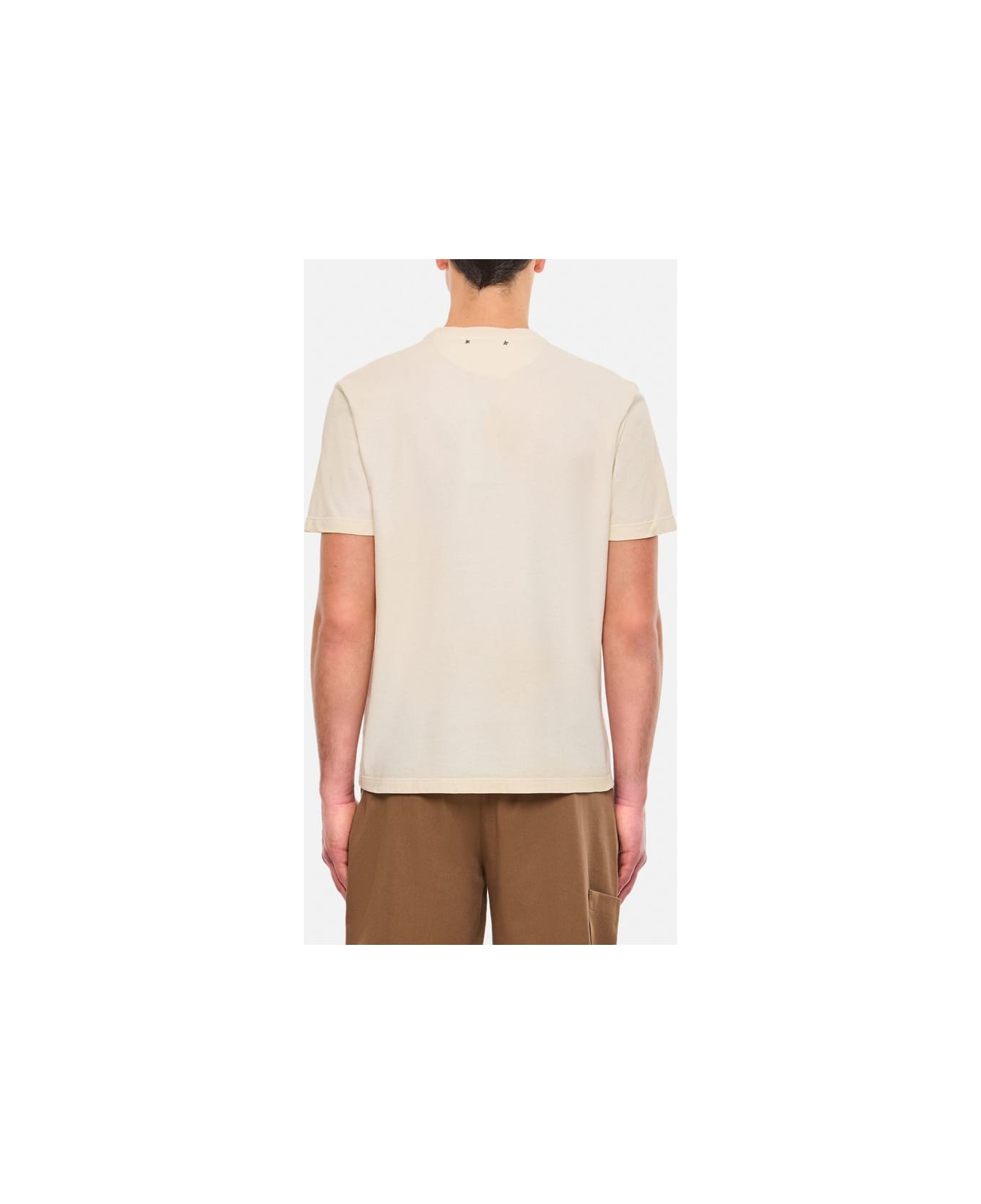 Golden Goose Cotton Regular T-shirt - White シャツ
