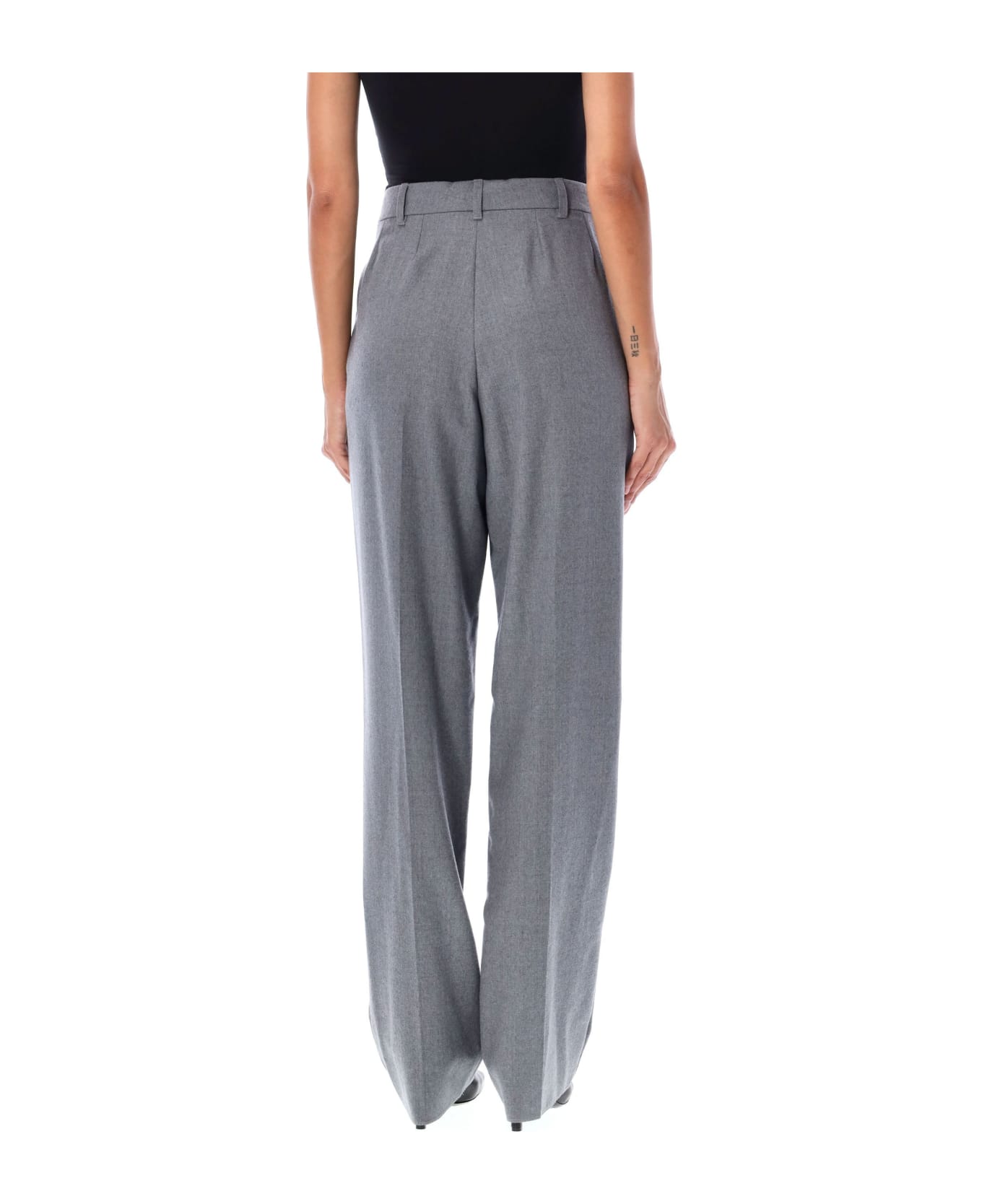 Stella McCartney Pinced Pants - LIGHT GREY MELANGE