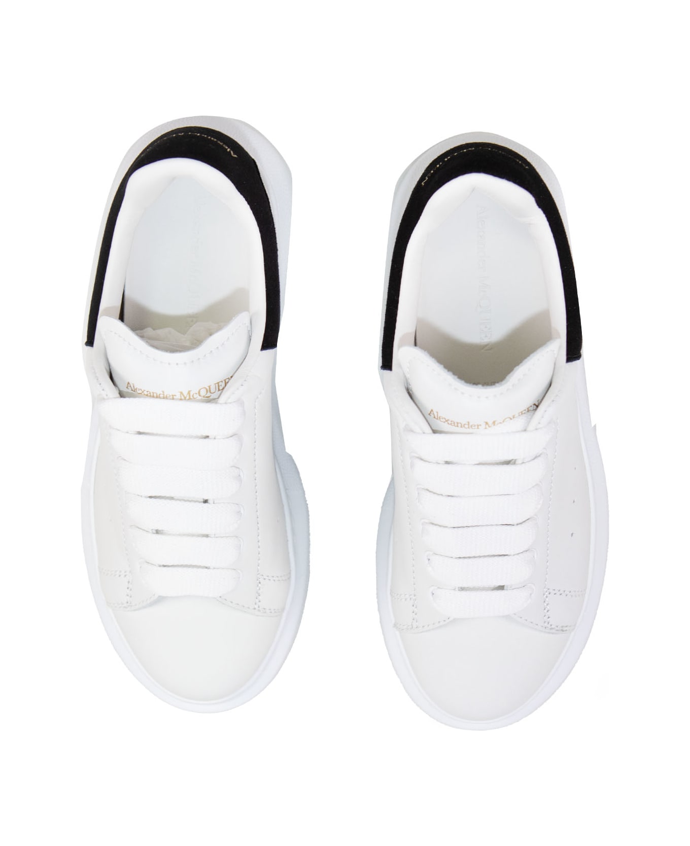 Alexander McQueen Leather Sneakers - White シューズ