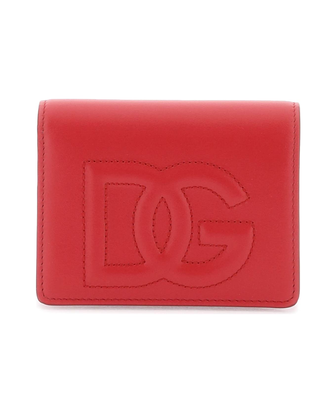 Dolce & Gabbana Dg Continental Logo Wallet - Red