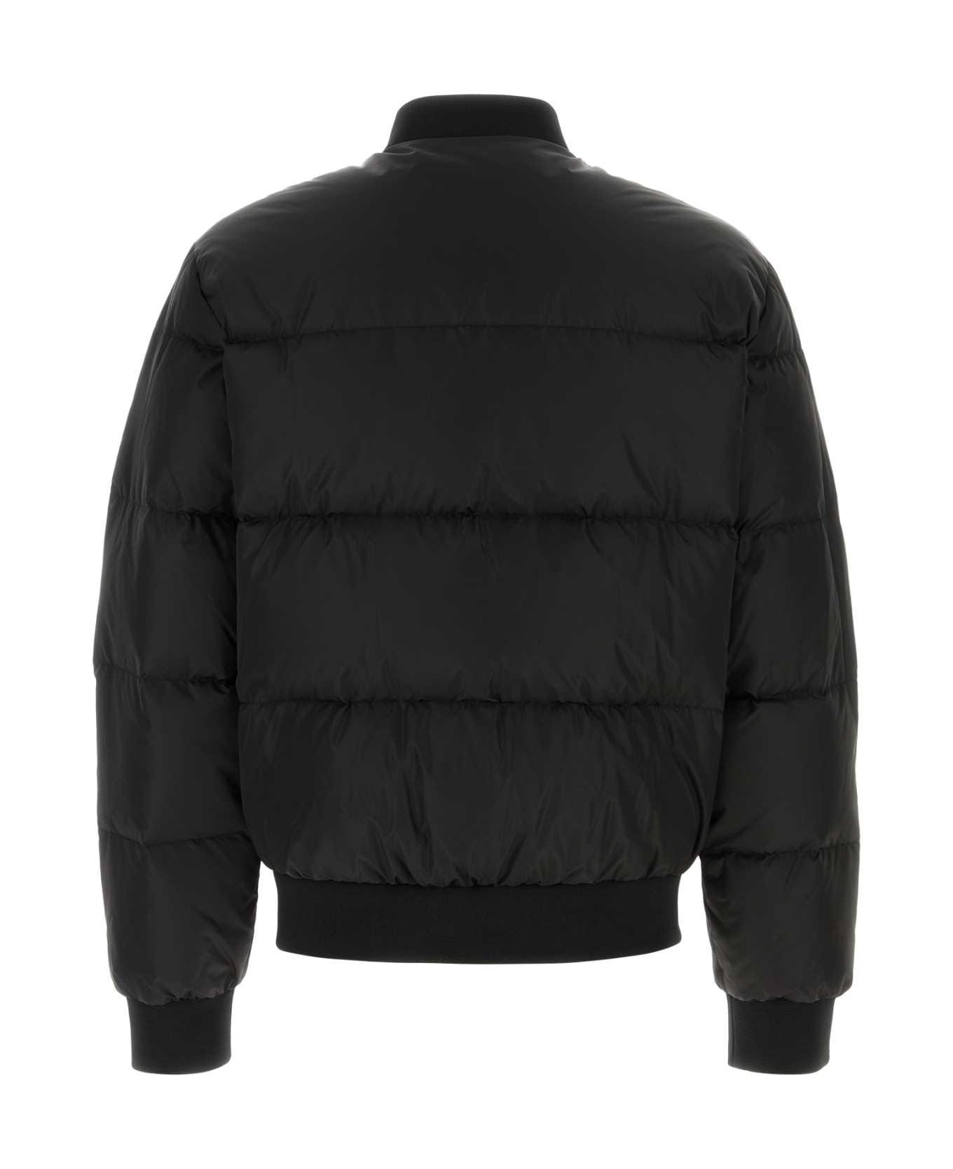 Dsquared2 Black Nylon Easy Puffer Down Jacket - Black