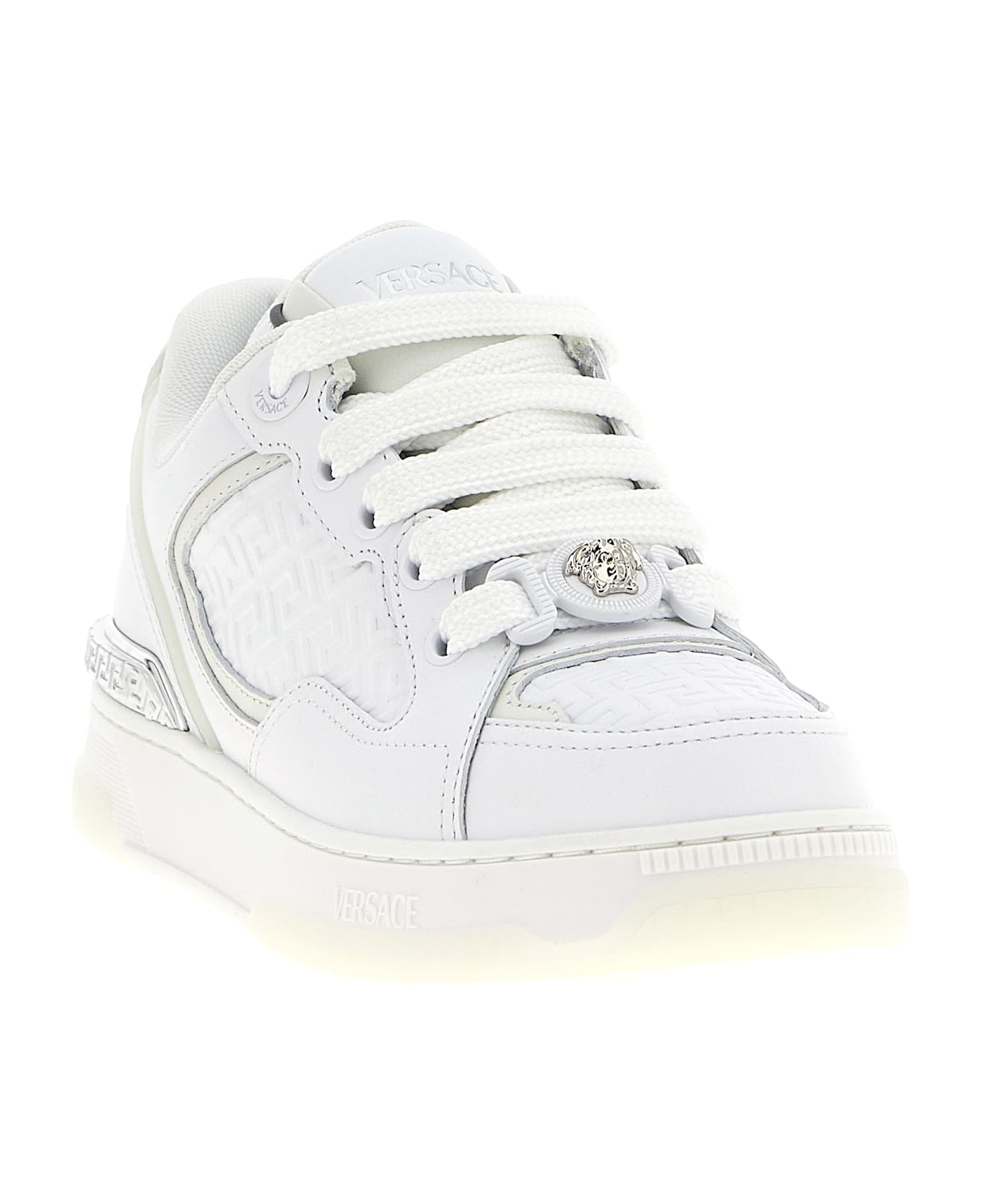 Versace 
biggie Basket
 Sneakers - White