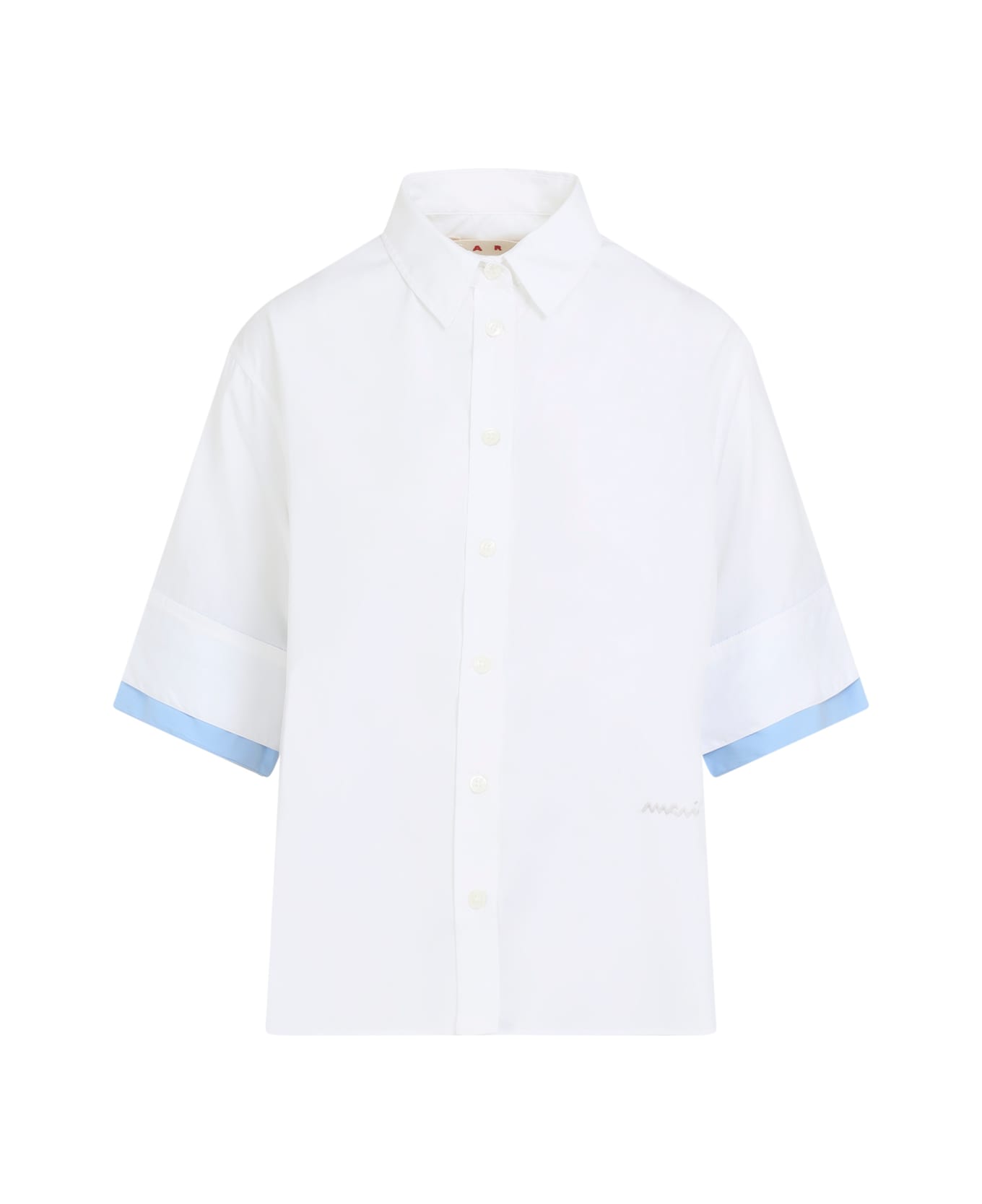 Marni Cotton Shirt - Lily White