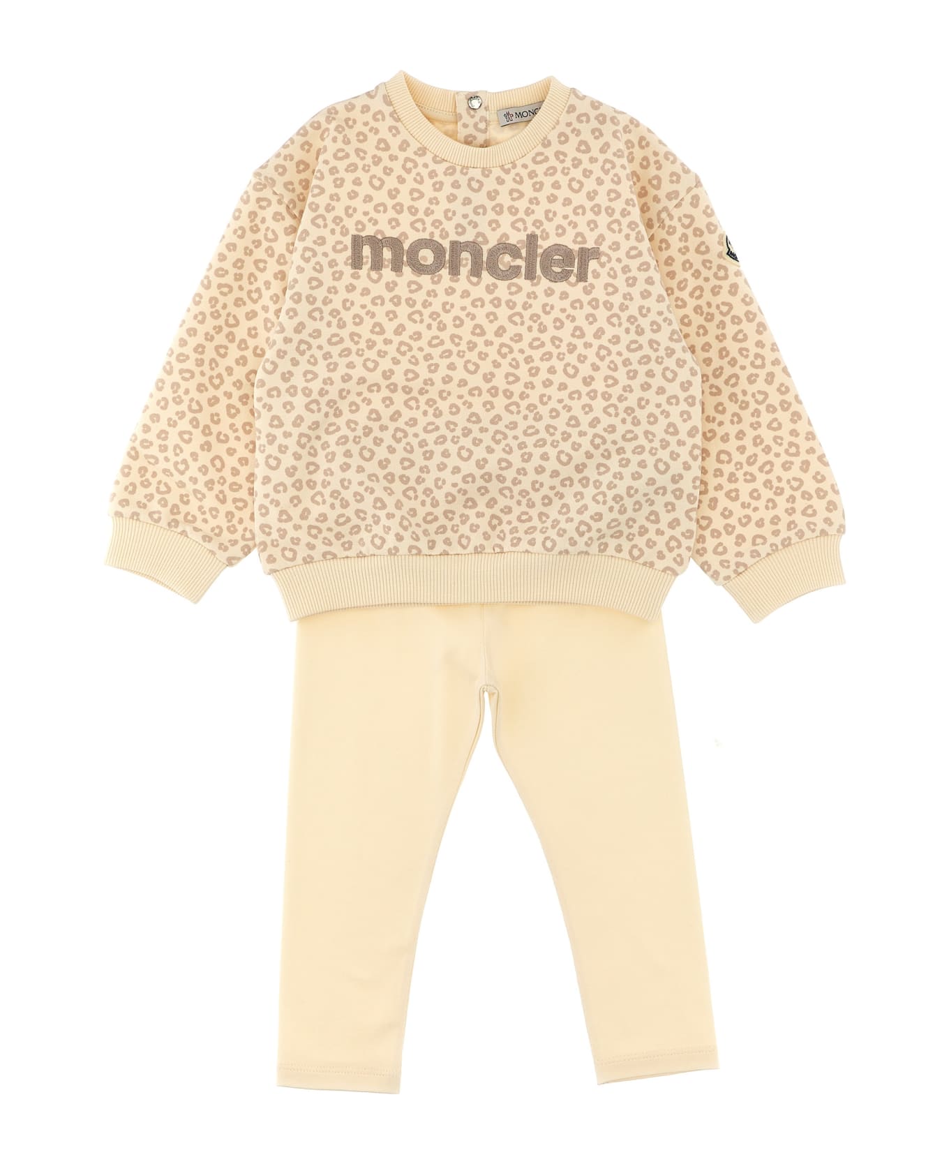 Moncler T-shirt + Leggings Set - White