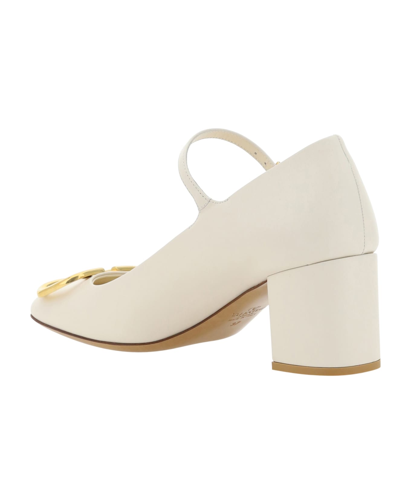 Valentino Garavani Mary Jane Pumps - Light Ivory