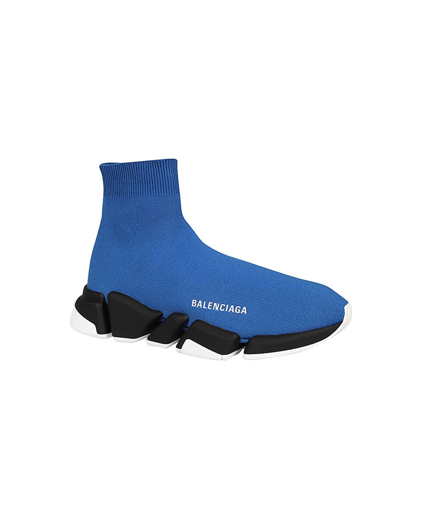 Balenciaga Speed 2.0 Knitted Sock-sneakers - blue