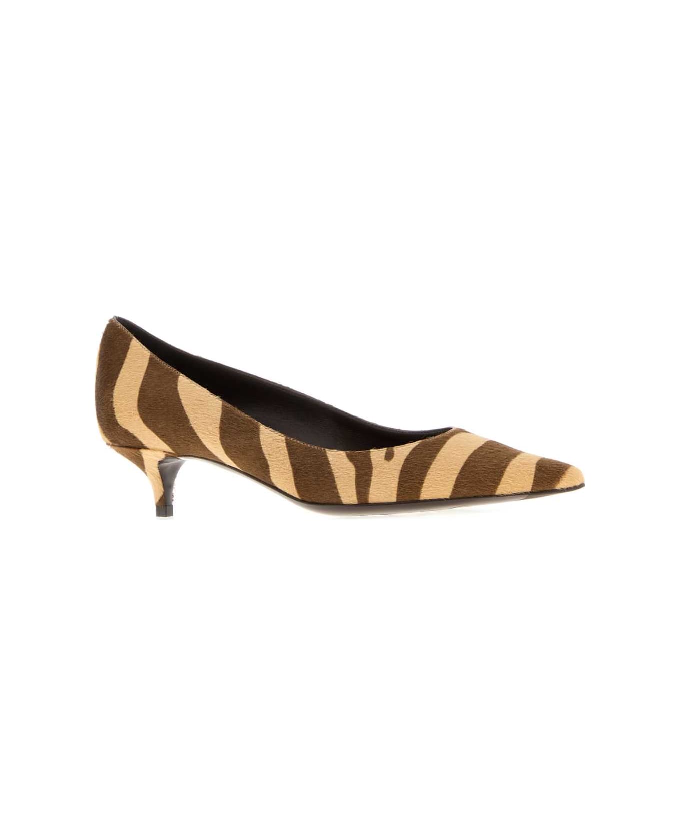 Jimmy Choo Printed Calf Hair Amelia Pumps - CHOCOLATEMIX
