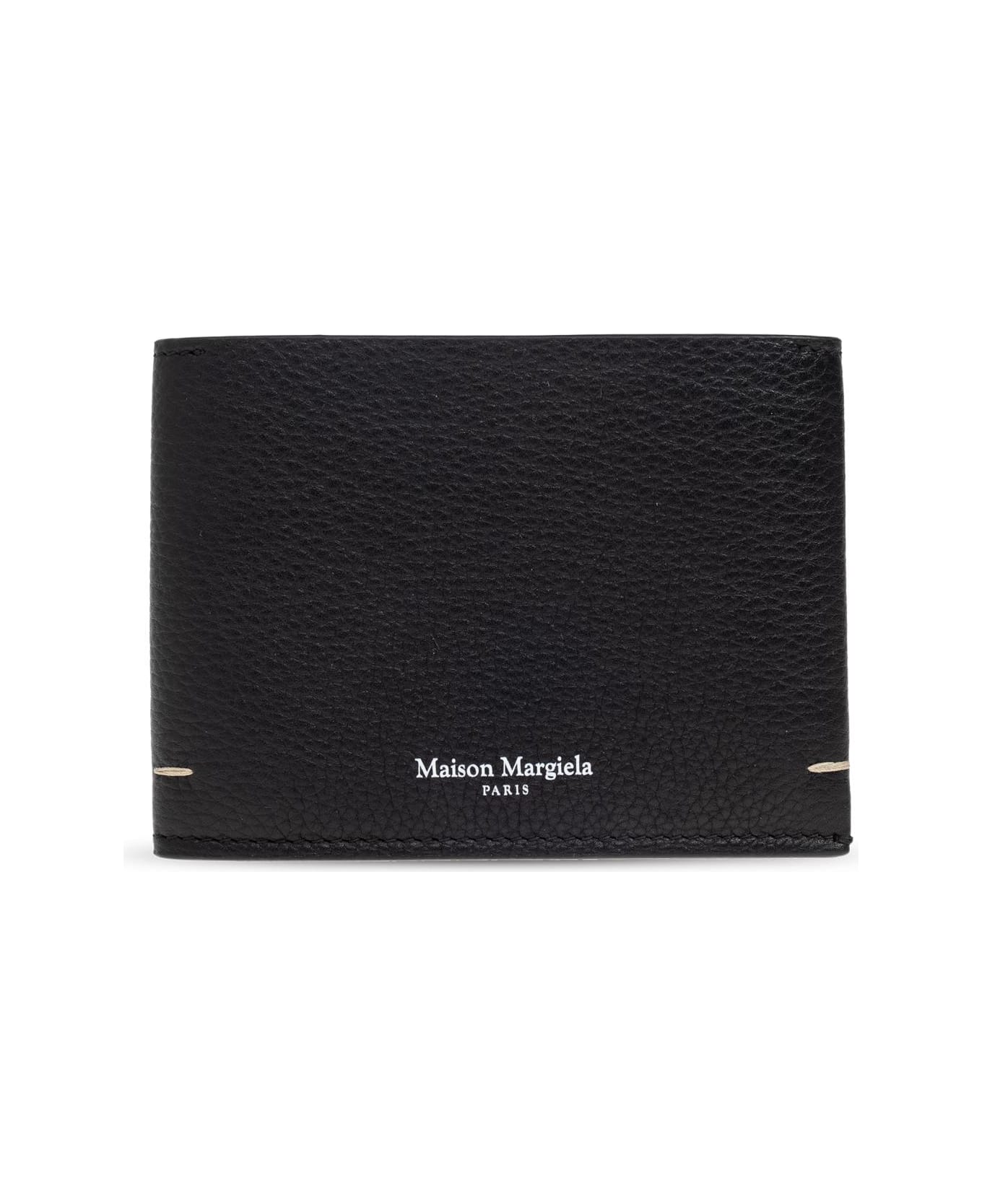 Maison Margiela Leather Wallet - Nero
