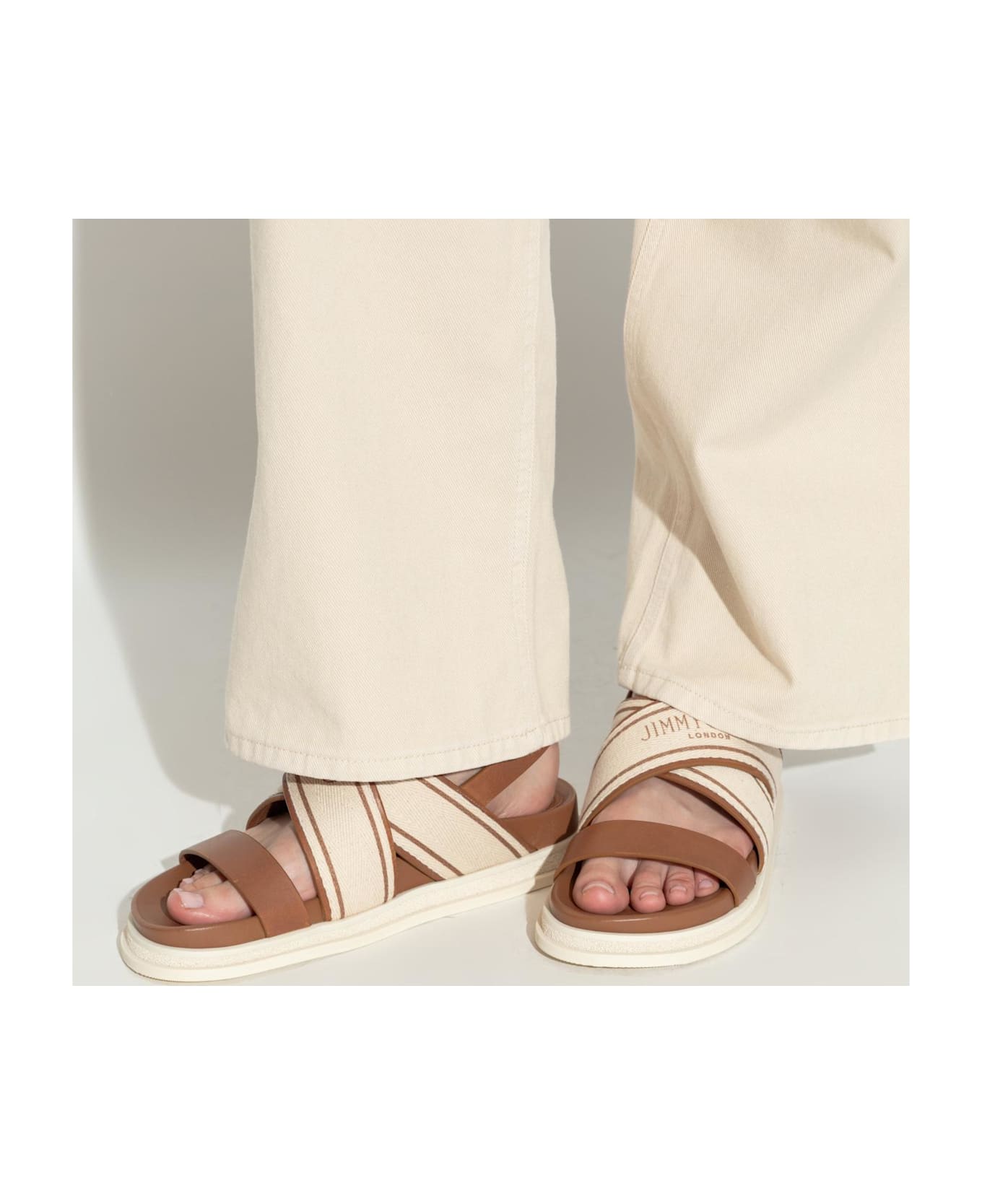 Jimmy Choo Sandals `joa` - Leather Brown