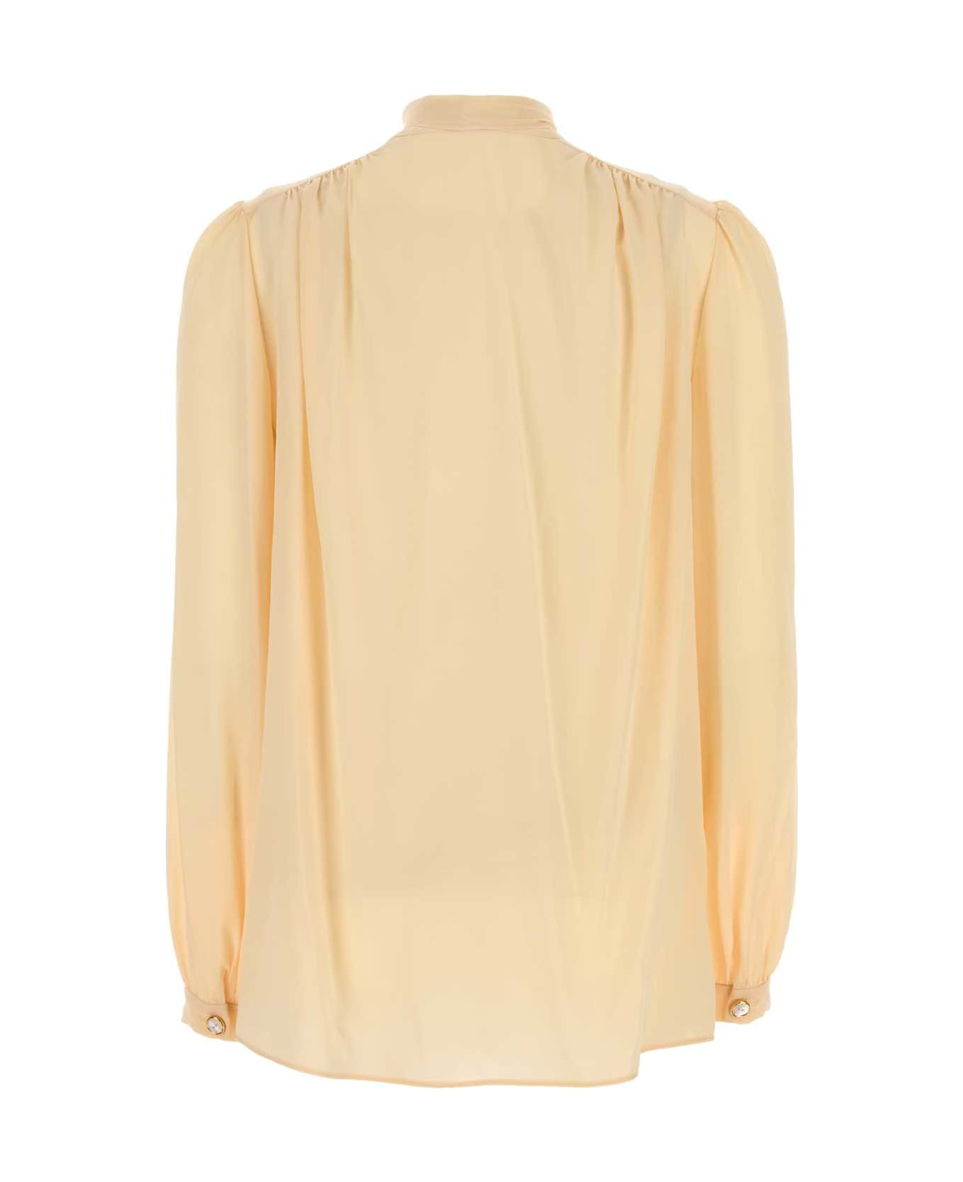 Valentino Garavani Skin Pink Crepe Shirt - BETULLA