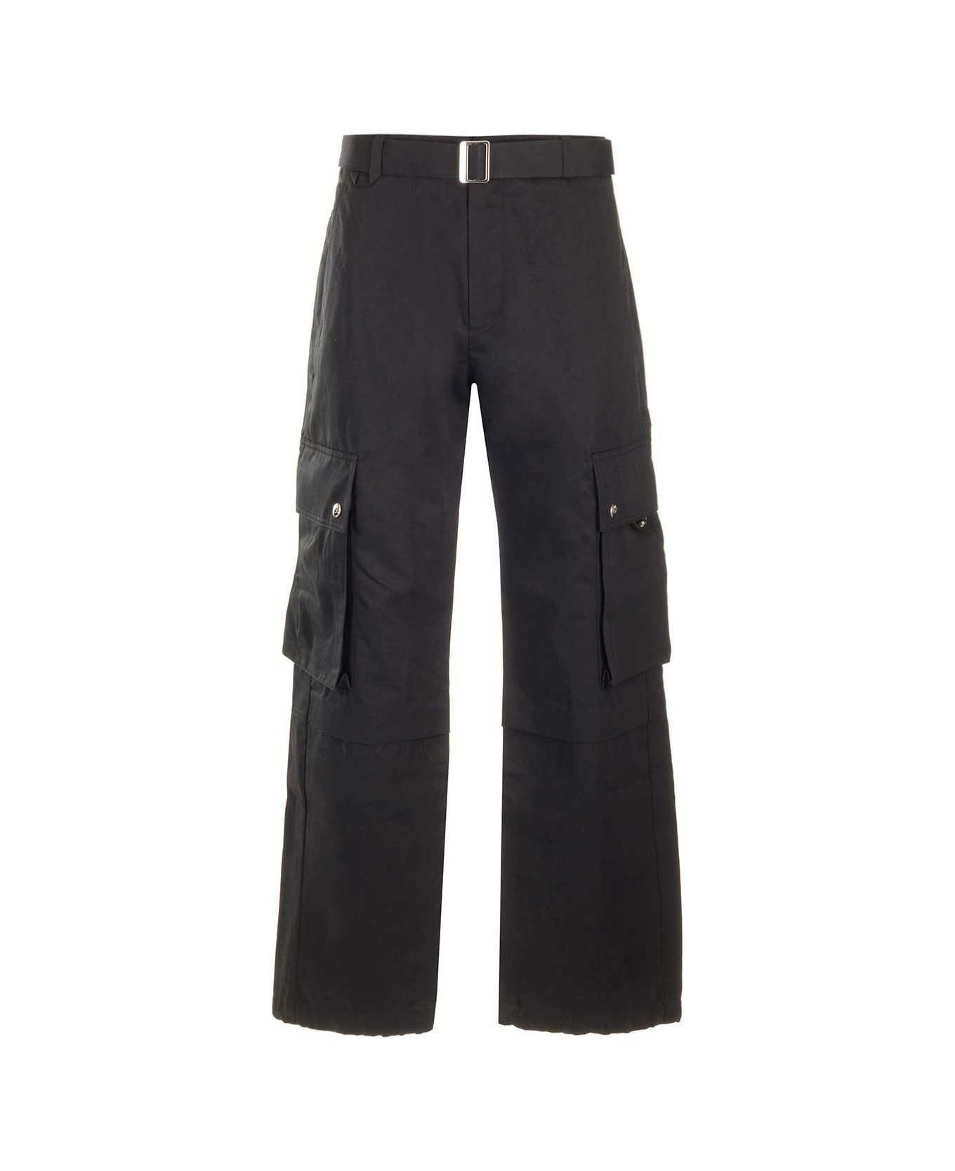 Jacquemus Belted Cargo Pants - Black