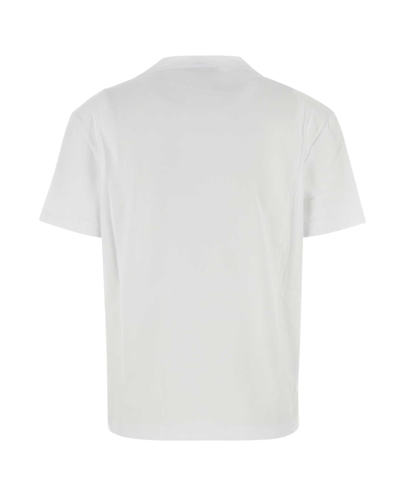 Miu Miu White Cotton T-shirt - BIANCO