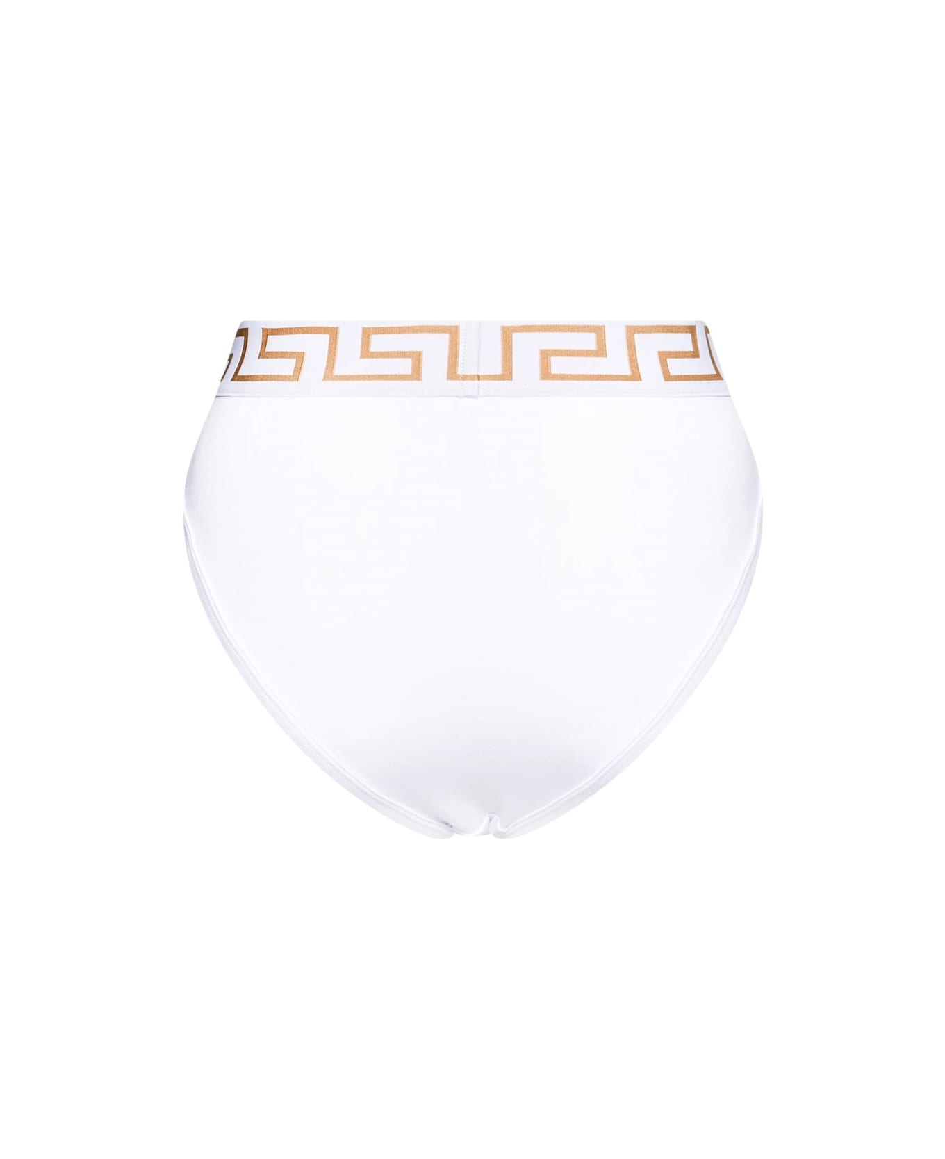 Versace Slip With Greek - WHITE