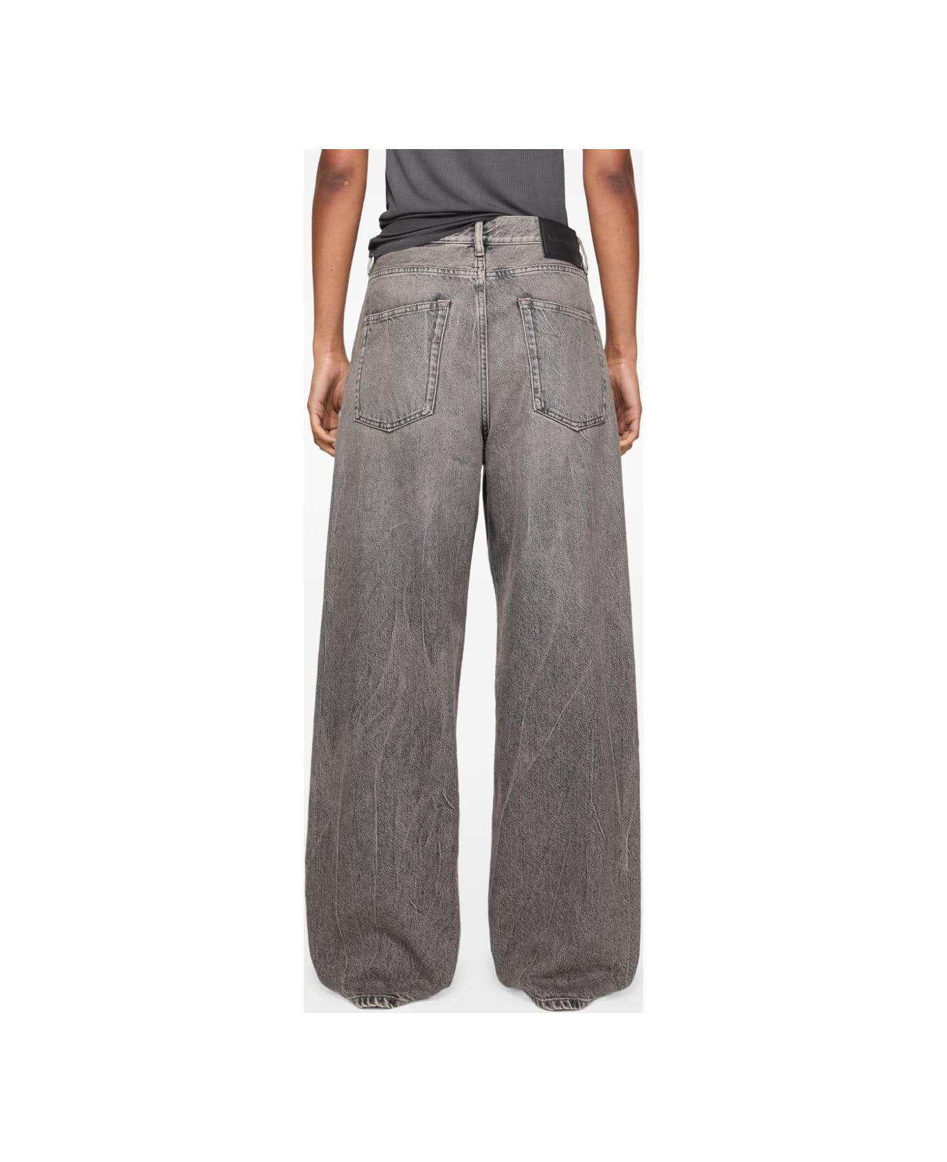 Acne Studios Denim Cotton Jeans - Black