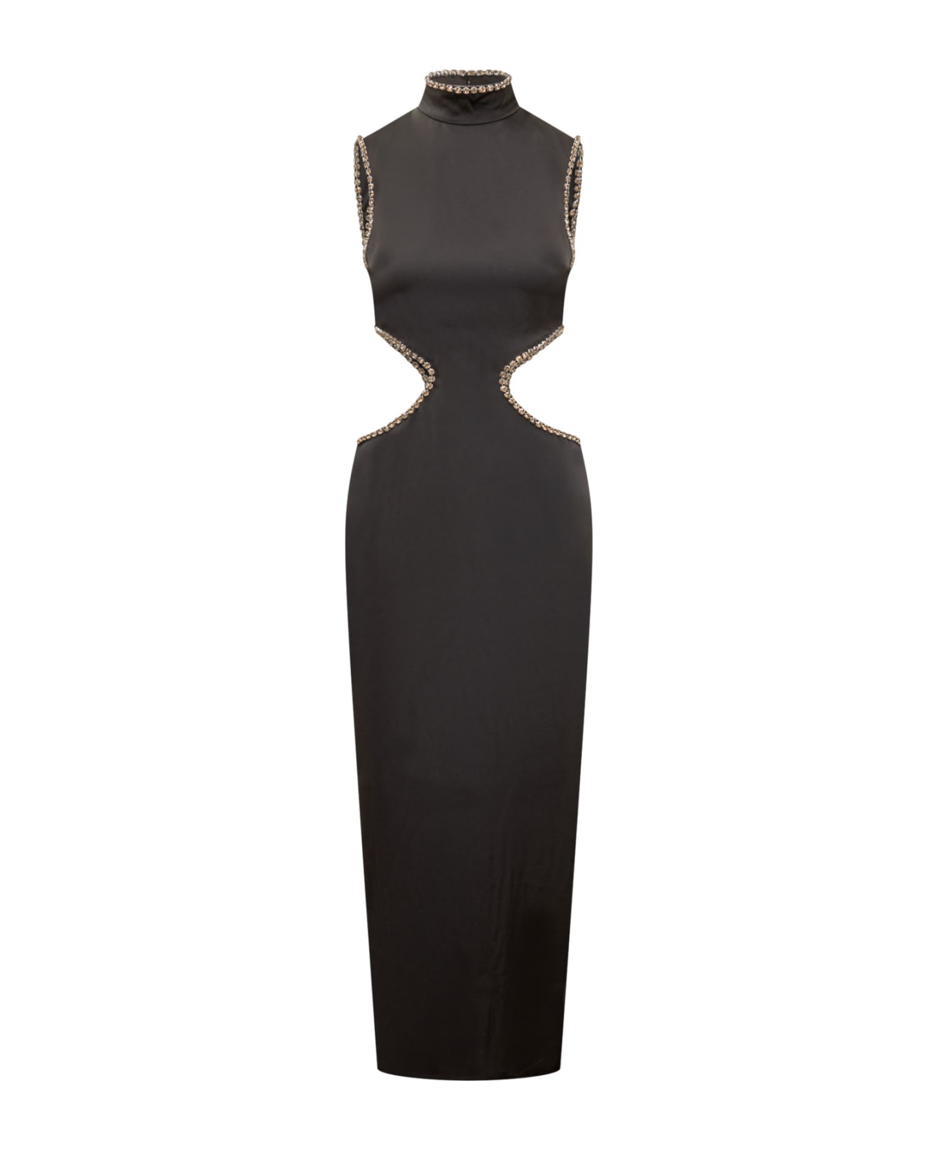 De La Vali Baldassar Long Dress - BLACK