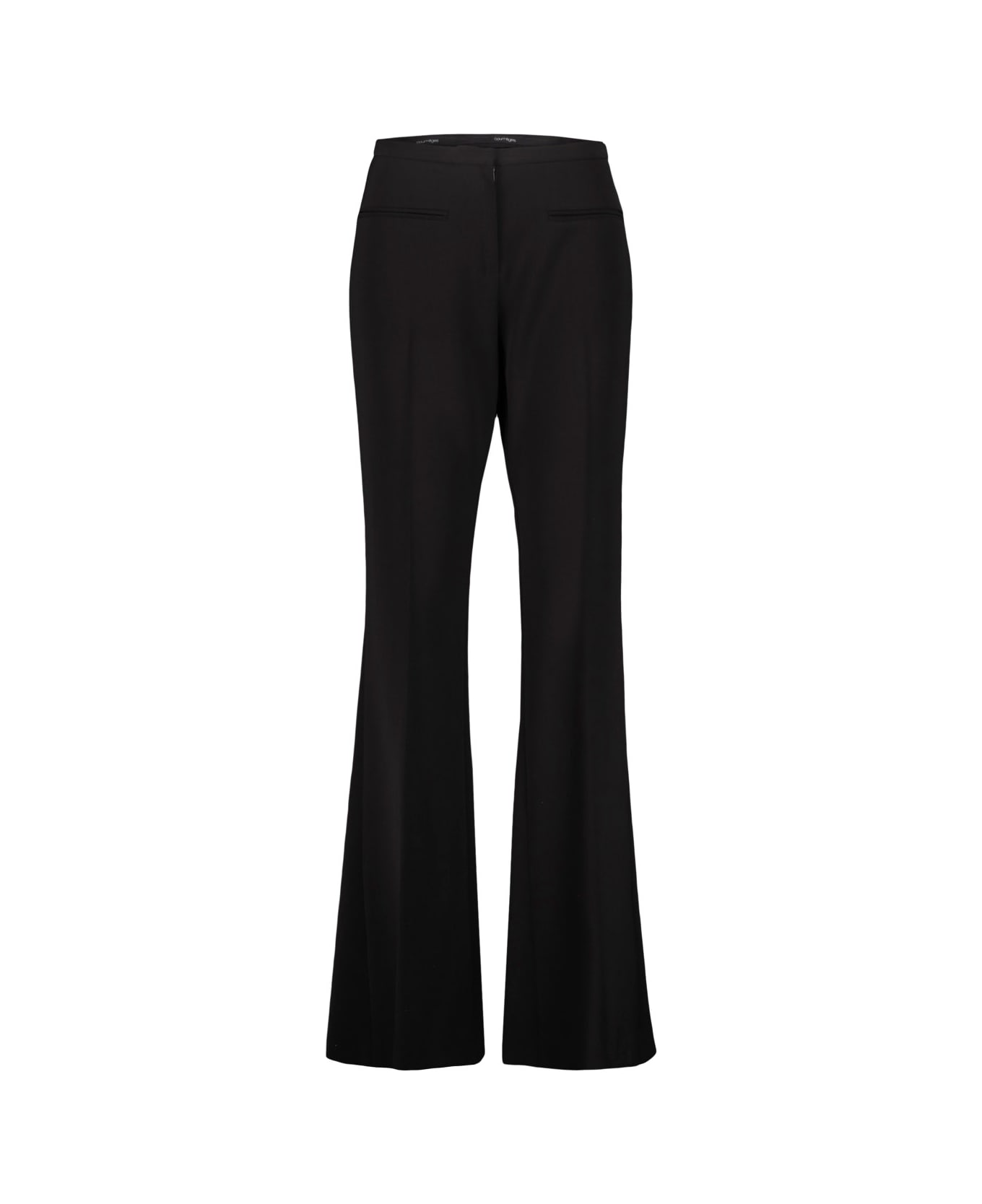 Courrèges Bootcut Tailored Pants - Black ボトムス