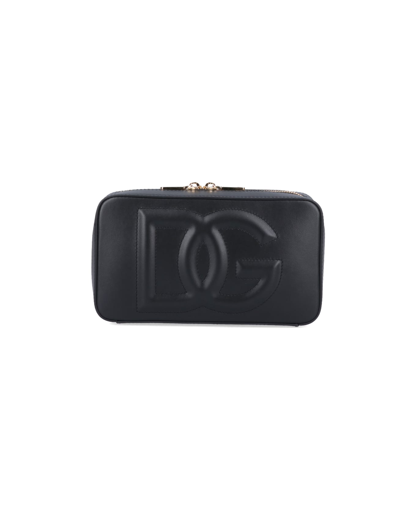 Dolce & Gabbana Logo Shoulder Bag - Black  