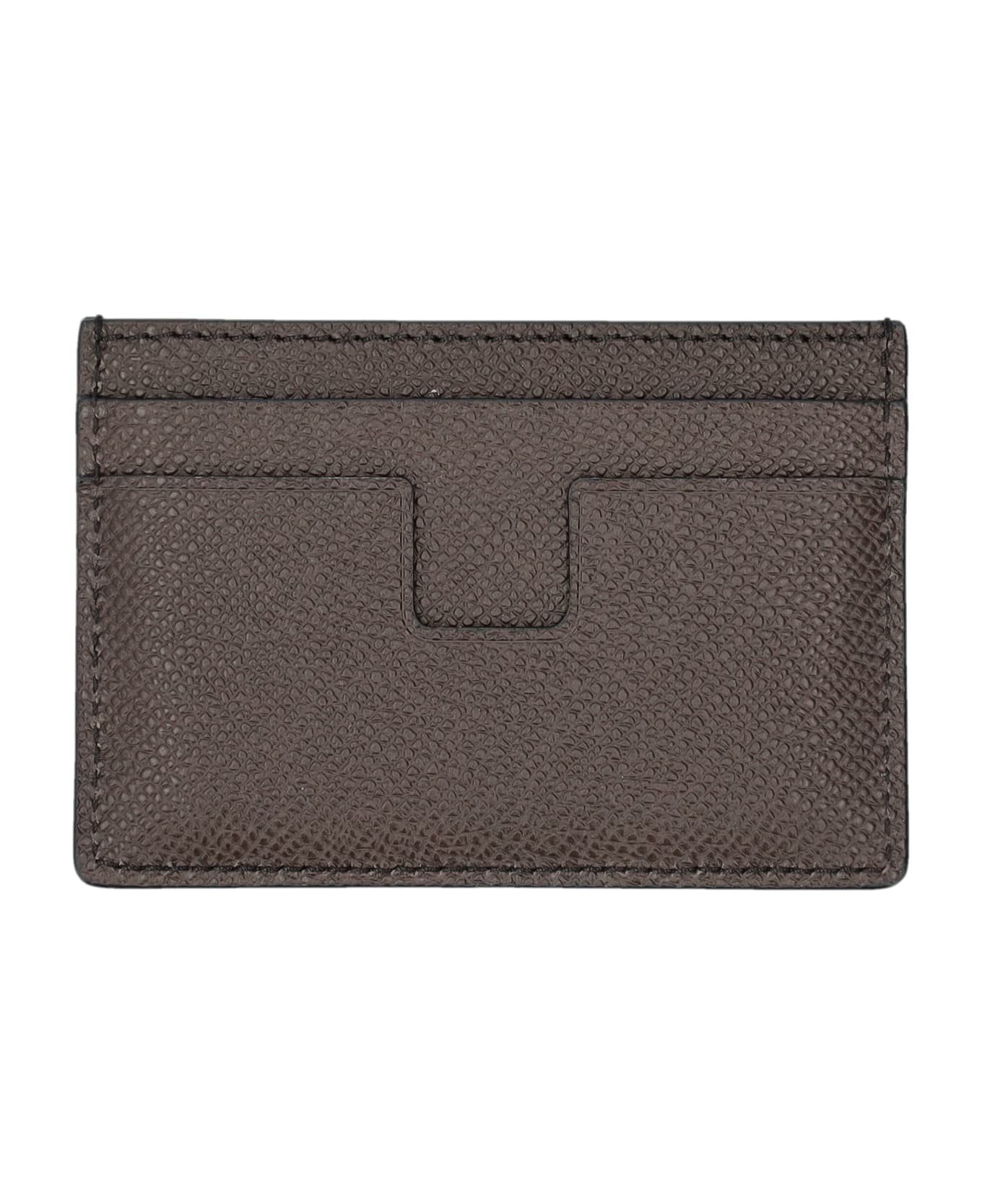 Tom Ford Small Grain Leather Cardholder - Brown 財布