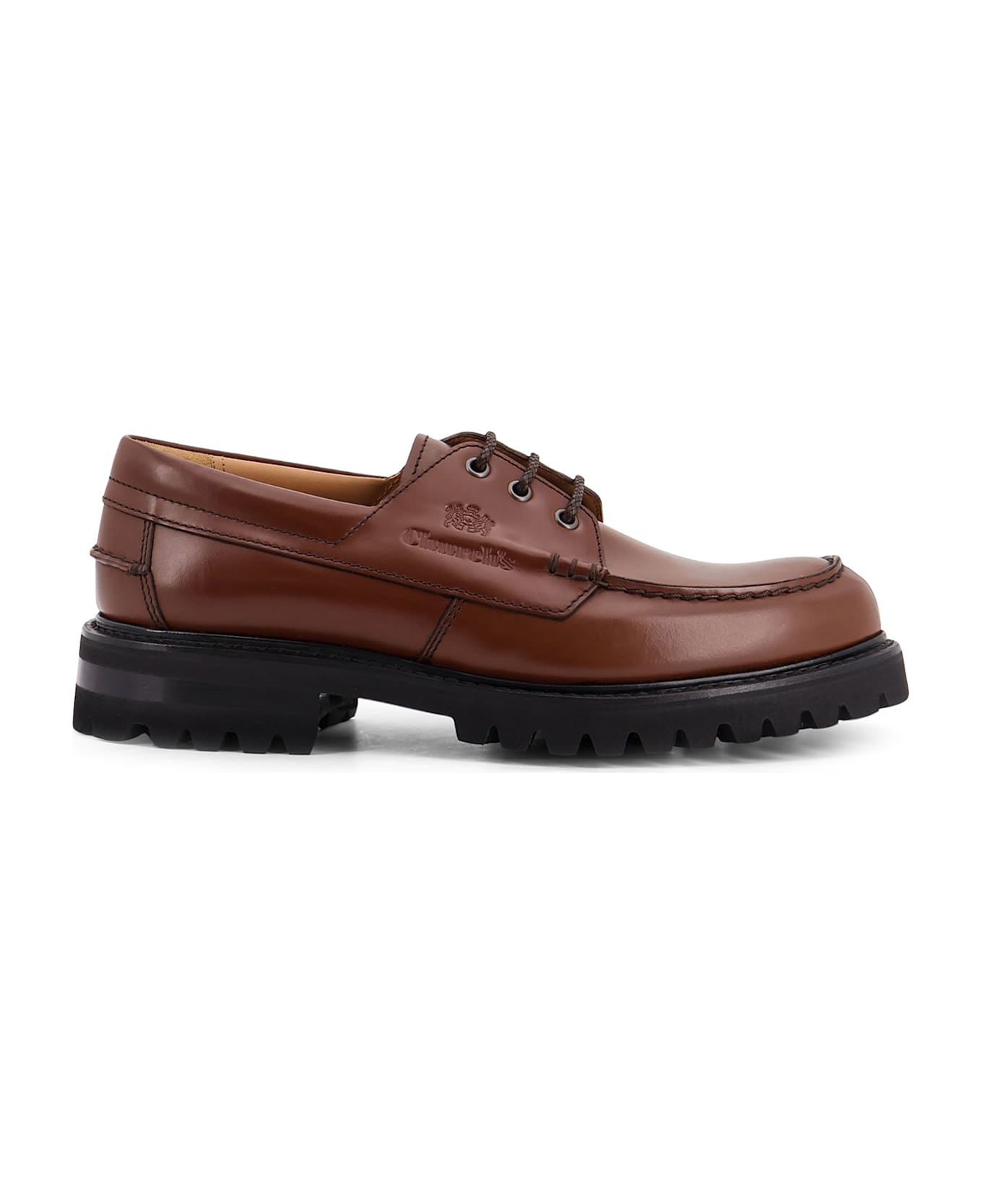Church's Leather Lace Up Shoes - BURNT