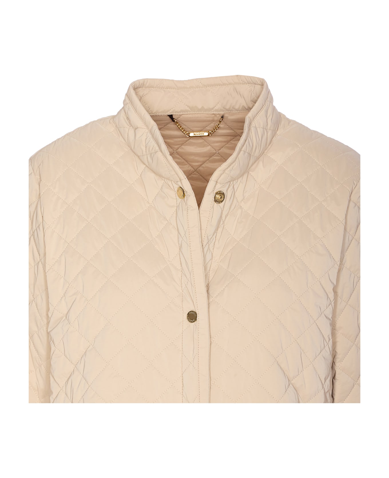 Moorer Quilted Aruna Jacket - Beige