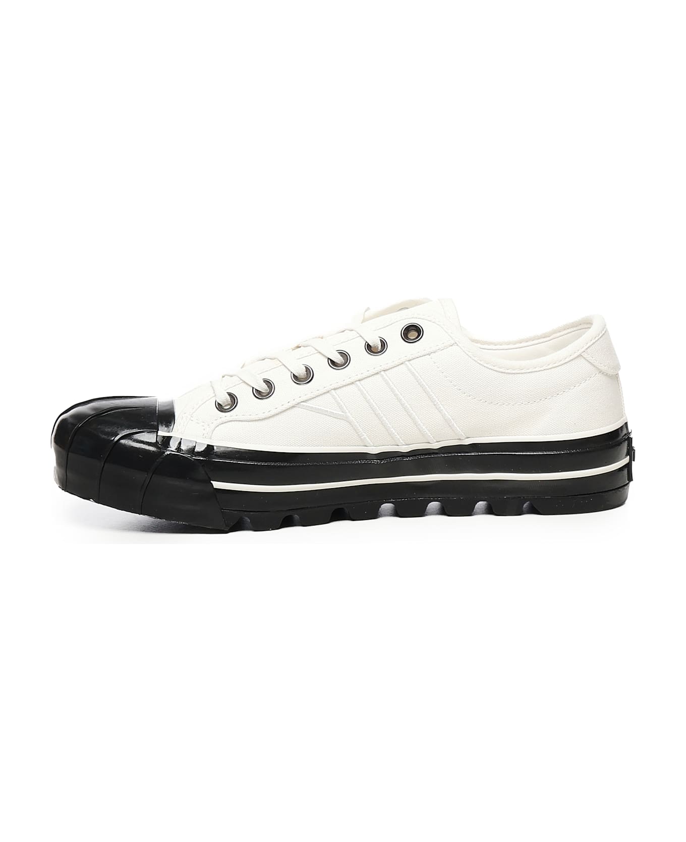 PRO-Keds Low-top Sneakers With Platform - WHITE, black