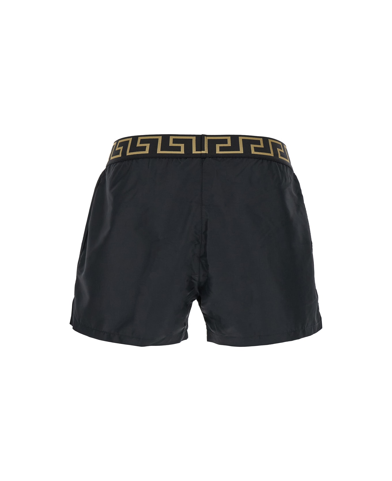 Versace Swimshorts - Black Gold Greek Key