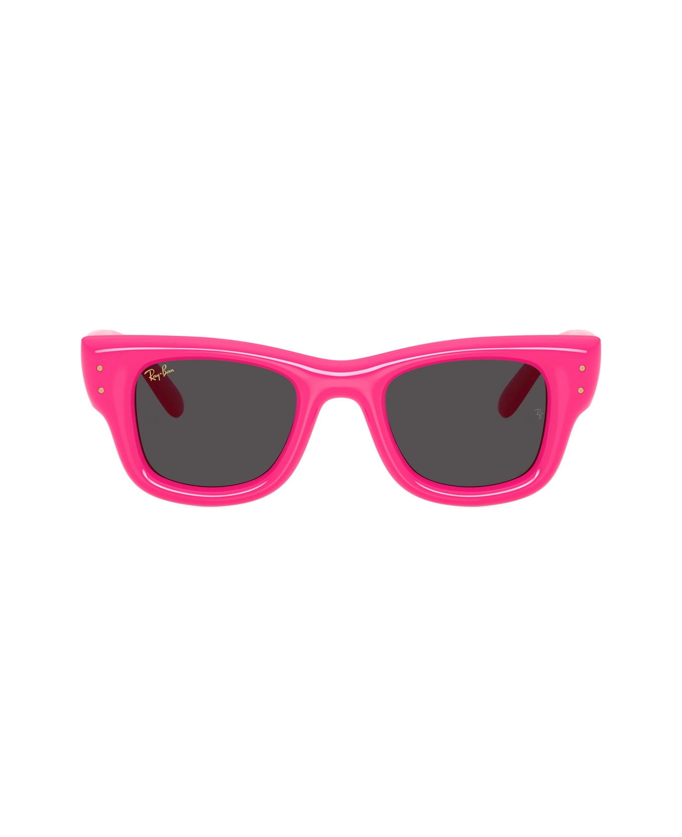 Ray-Ban Rayban Rb4940 Wayfarer Puffer By Asap Rocky 683287 Lucido Fucsia Sunglasses - Fucsia