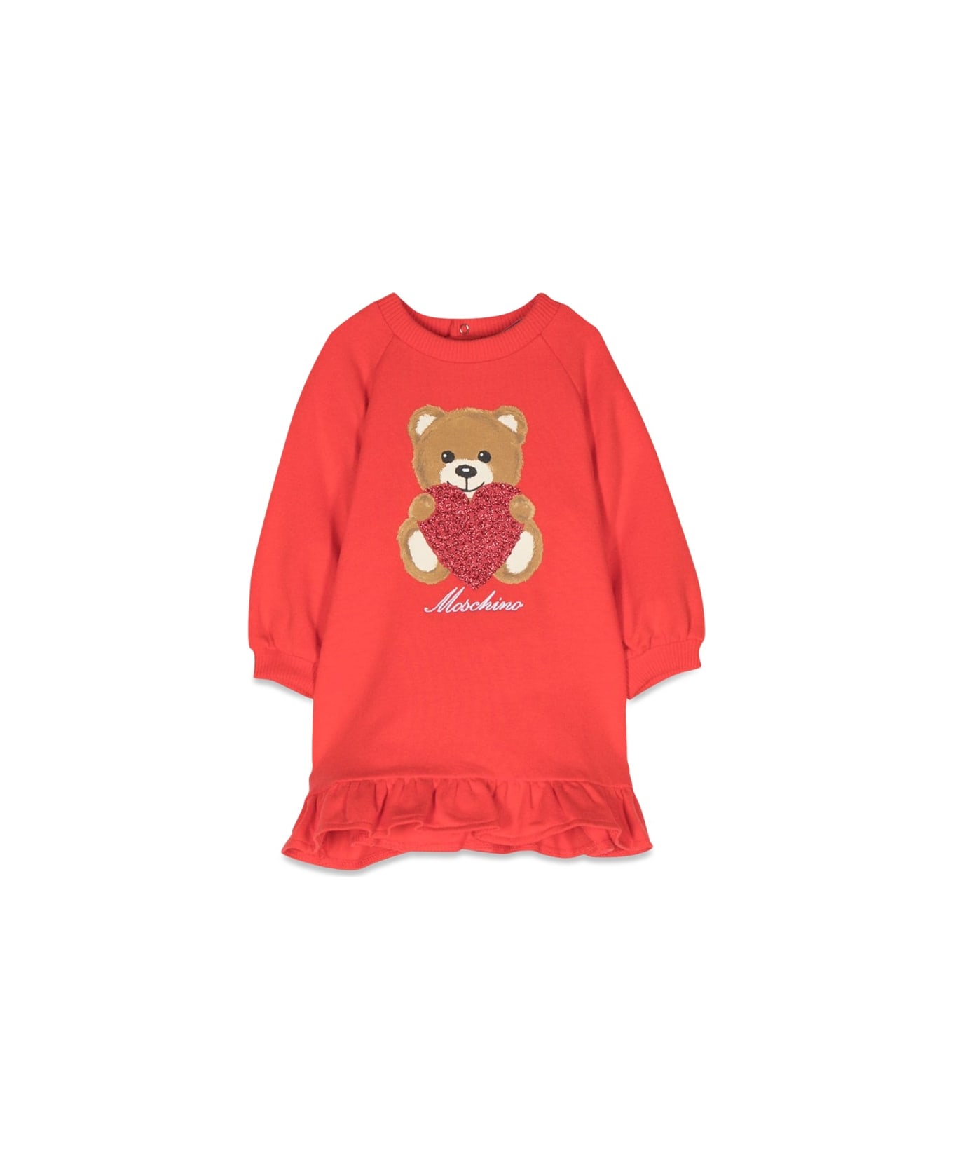 Moschino Dress Ml Bear - RED