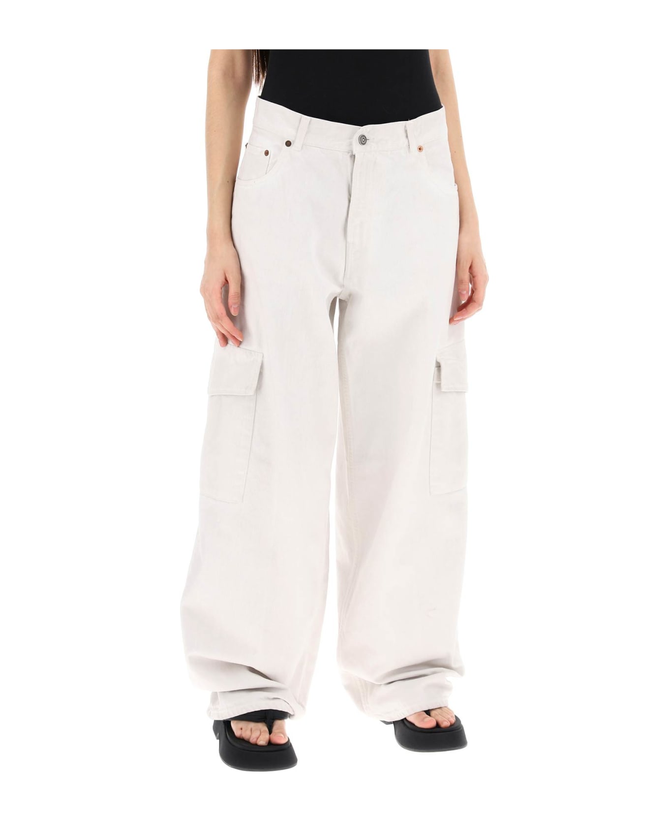 Haikure Bethany Cargo Jeans For - WHITE (White)