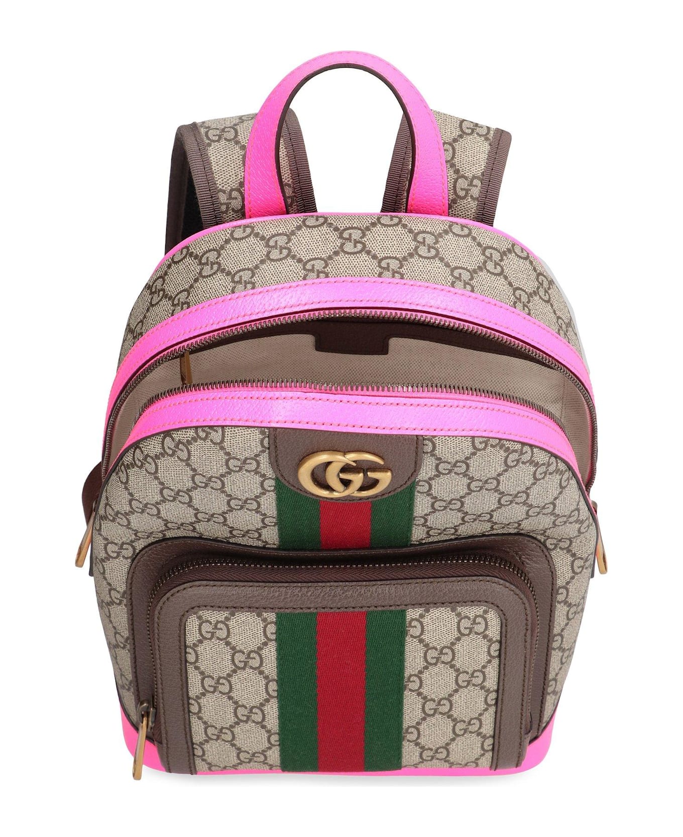 Gucci Ophidia Gg Small Backpack - Beige