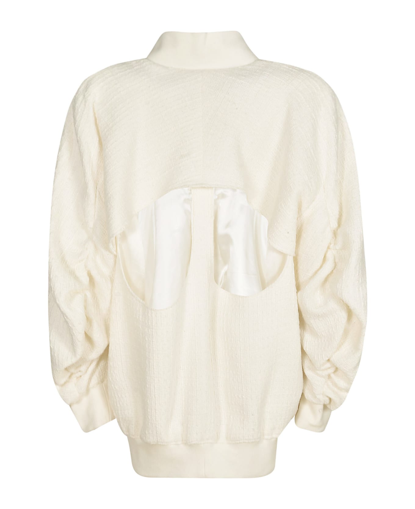 Alessandro Vigilante Zipped Oversized Jacket - White