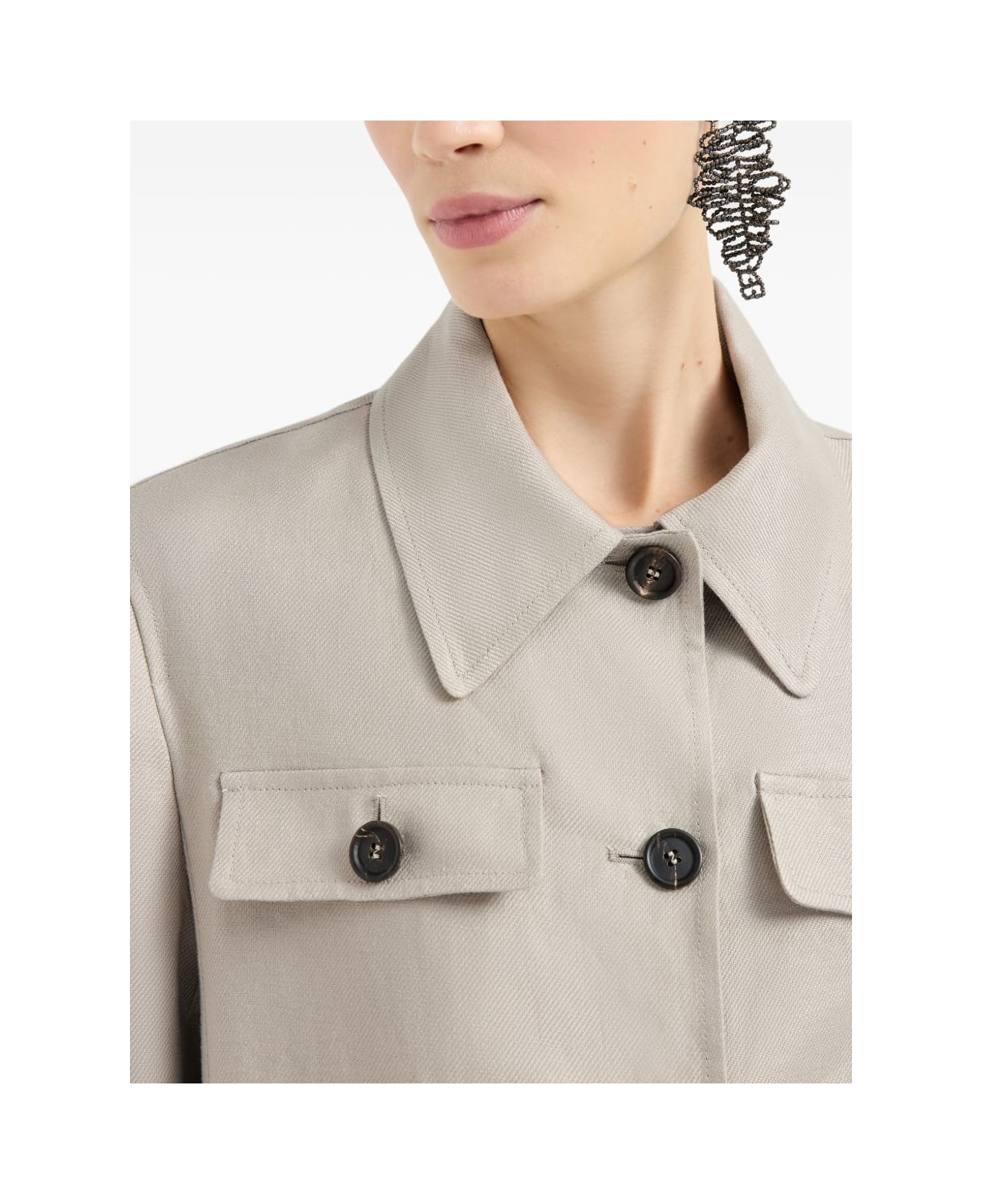 Brunello Cucinelli Linen Jacket - Beige