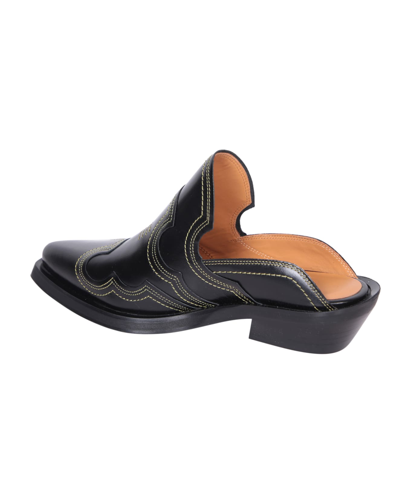 Ganni Western Mules - Black