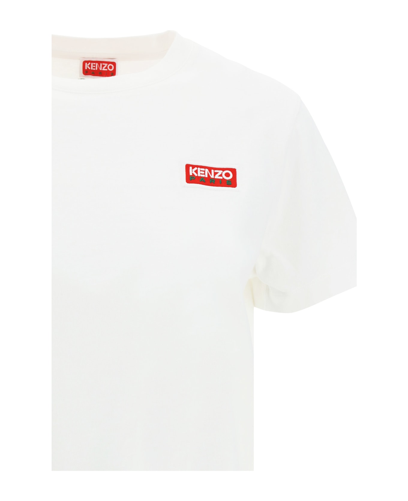 Kenzo T-shirt With Logo - Blanc Casse