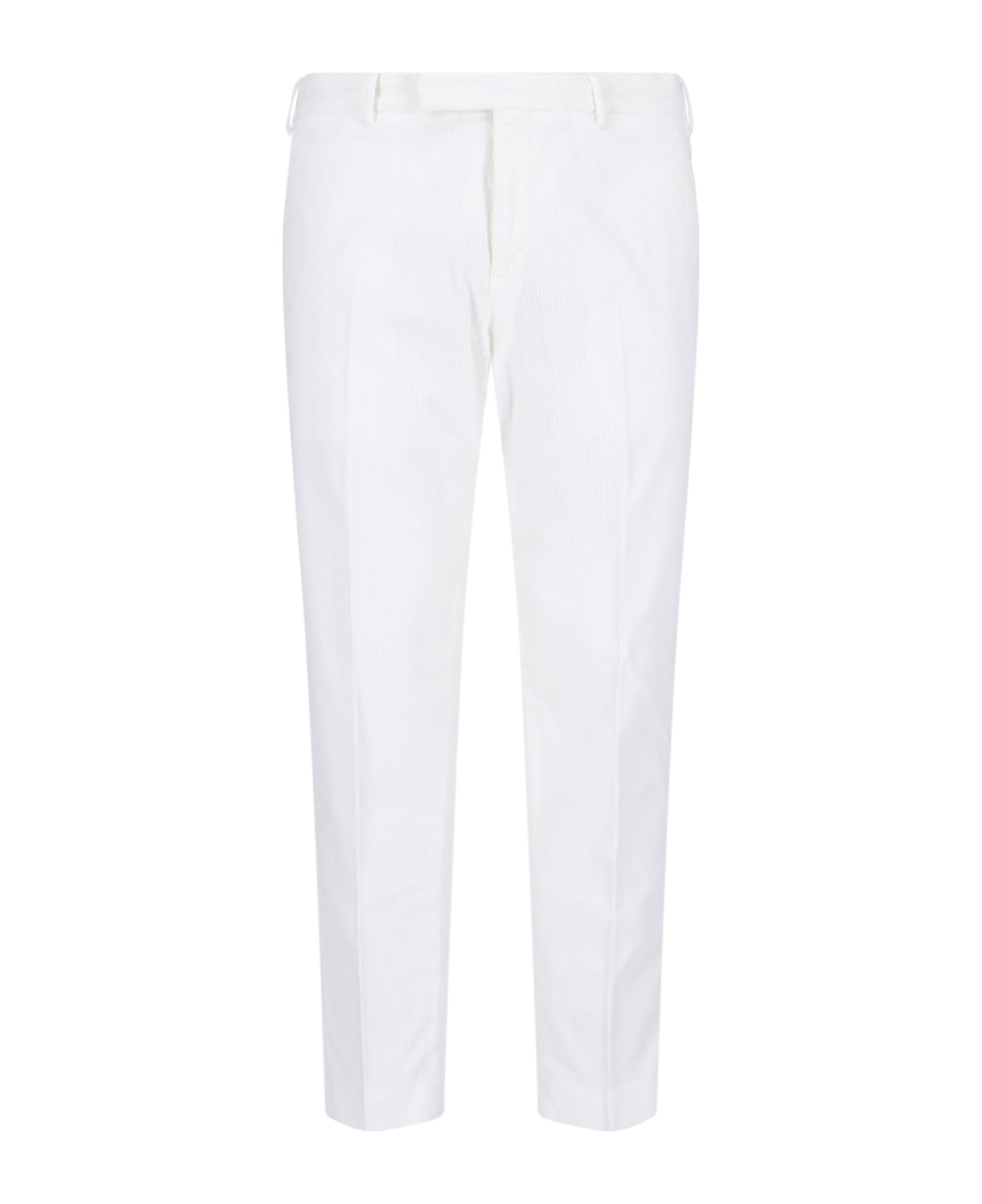 PT Torino Velvet Pants - White