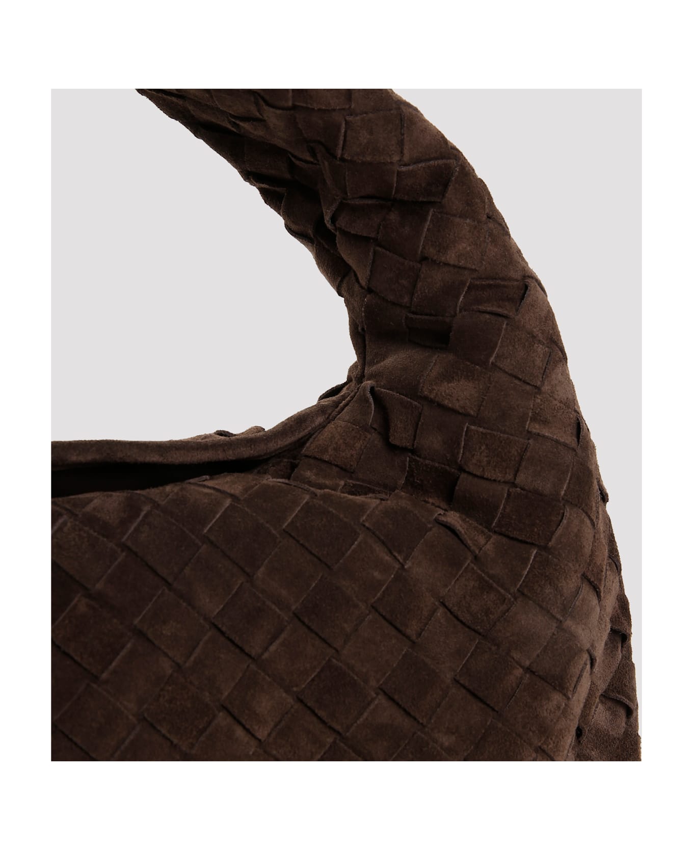 Bottega Veneta Small Hop Hobo Suede Shoulder Bag - Fondant Brass