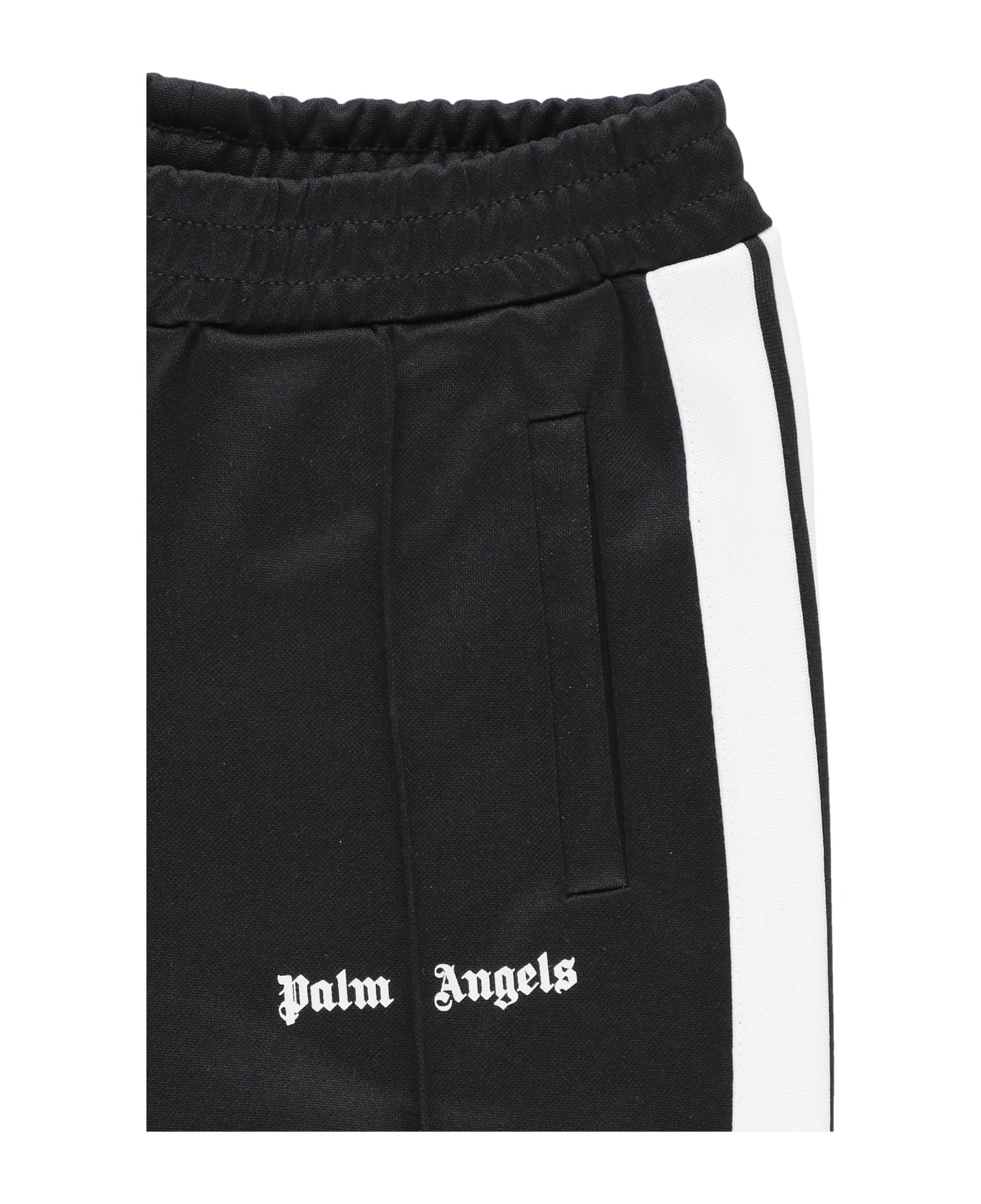 Palm Angels Sweatpants With Logo - Black ボトムス