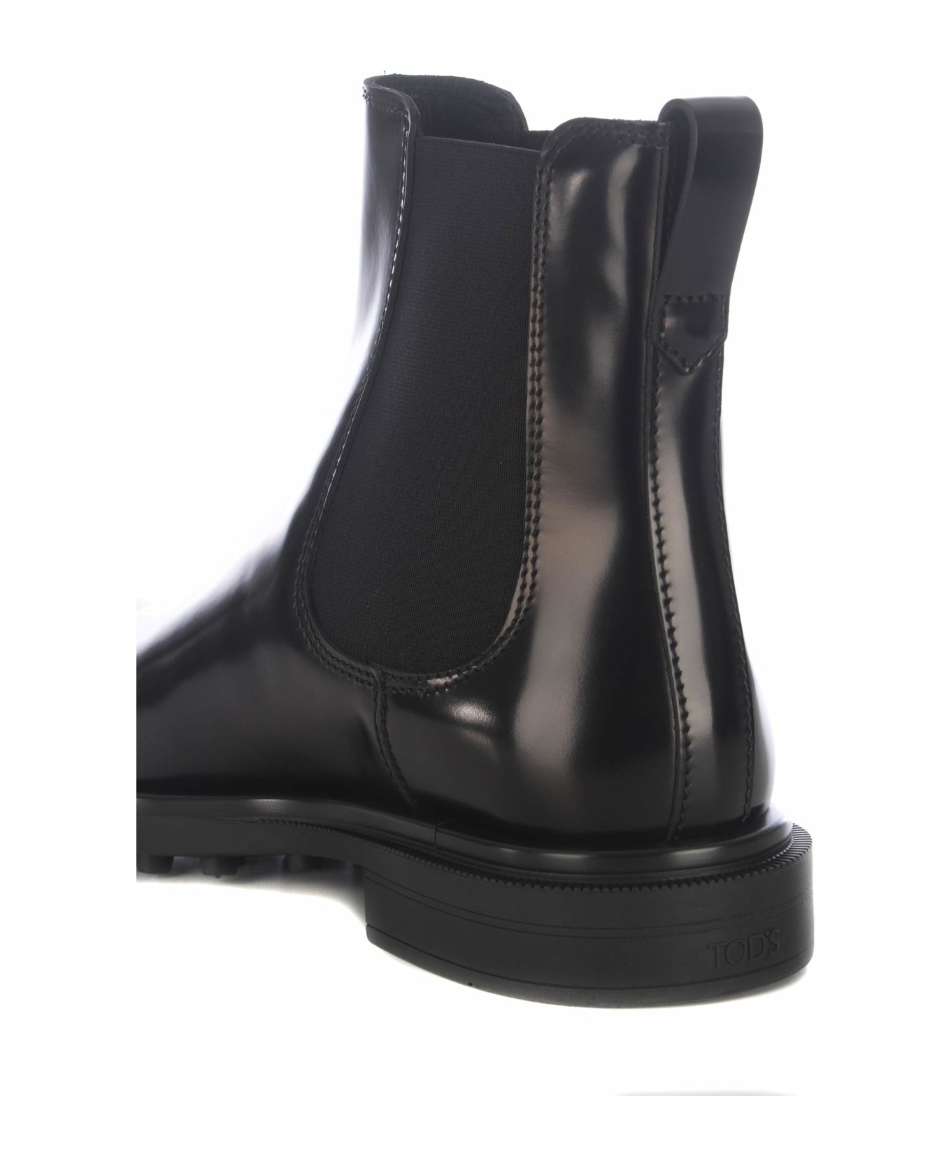 Tod's Chelsea Boot Tod's In Leather - Nero ブーツ