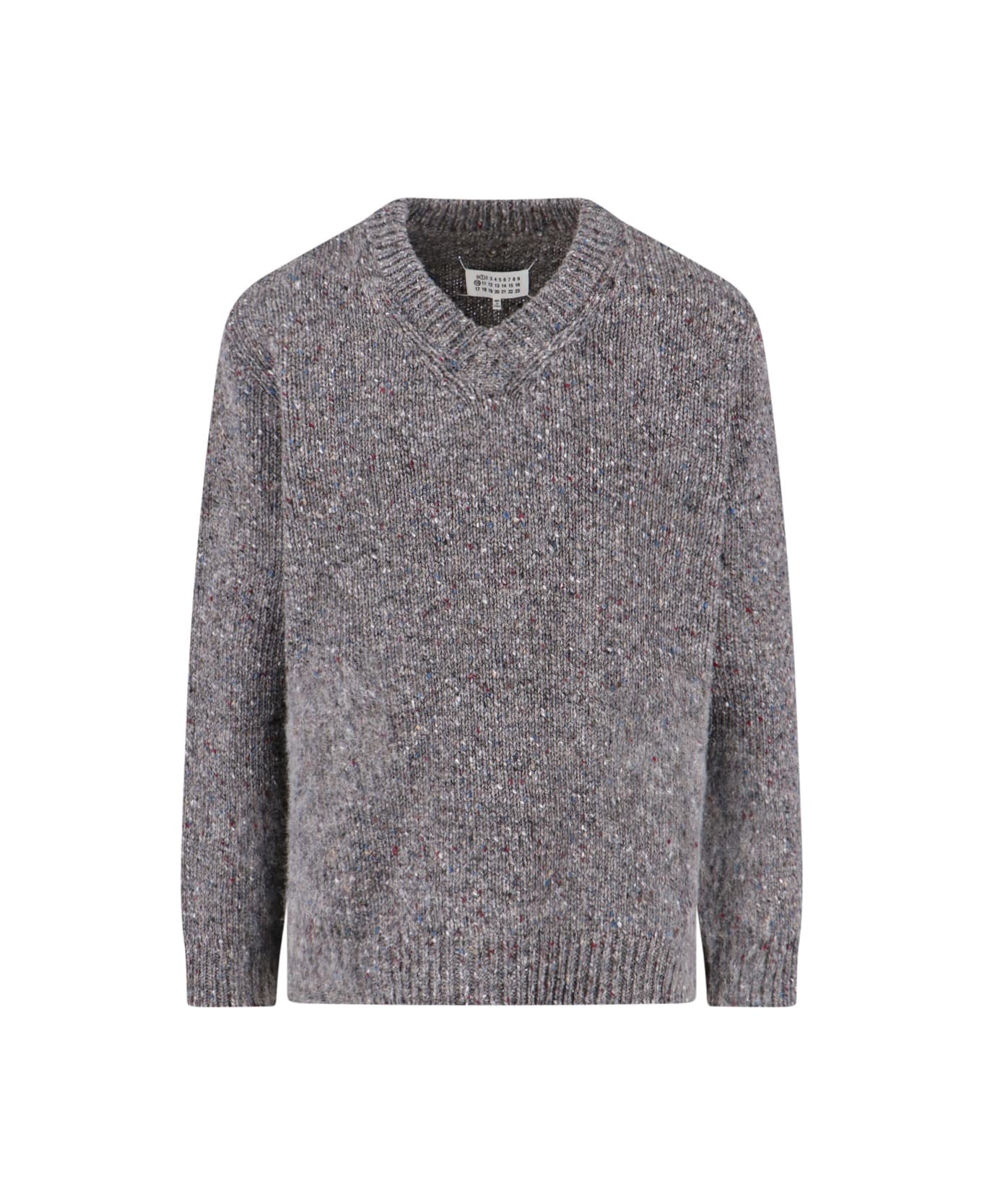 Maison Margiela V-neck Sweater - Gray