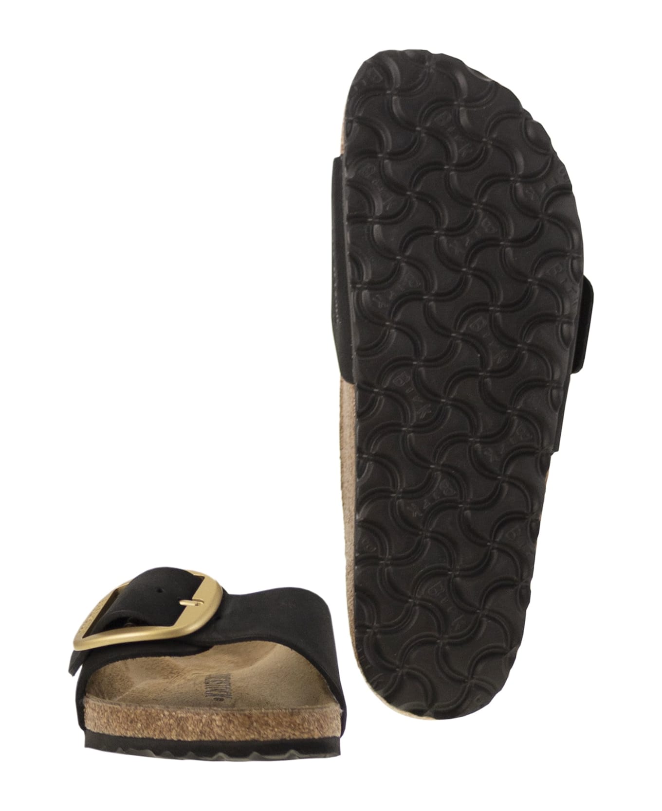 Birkenstock Madrid Big Buckle - Flat Sandal - Black